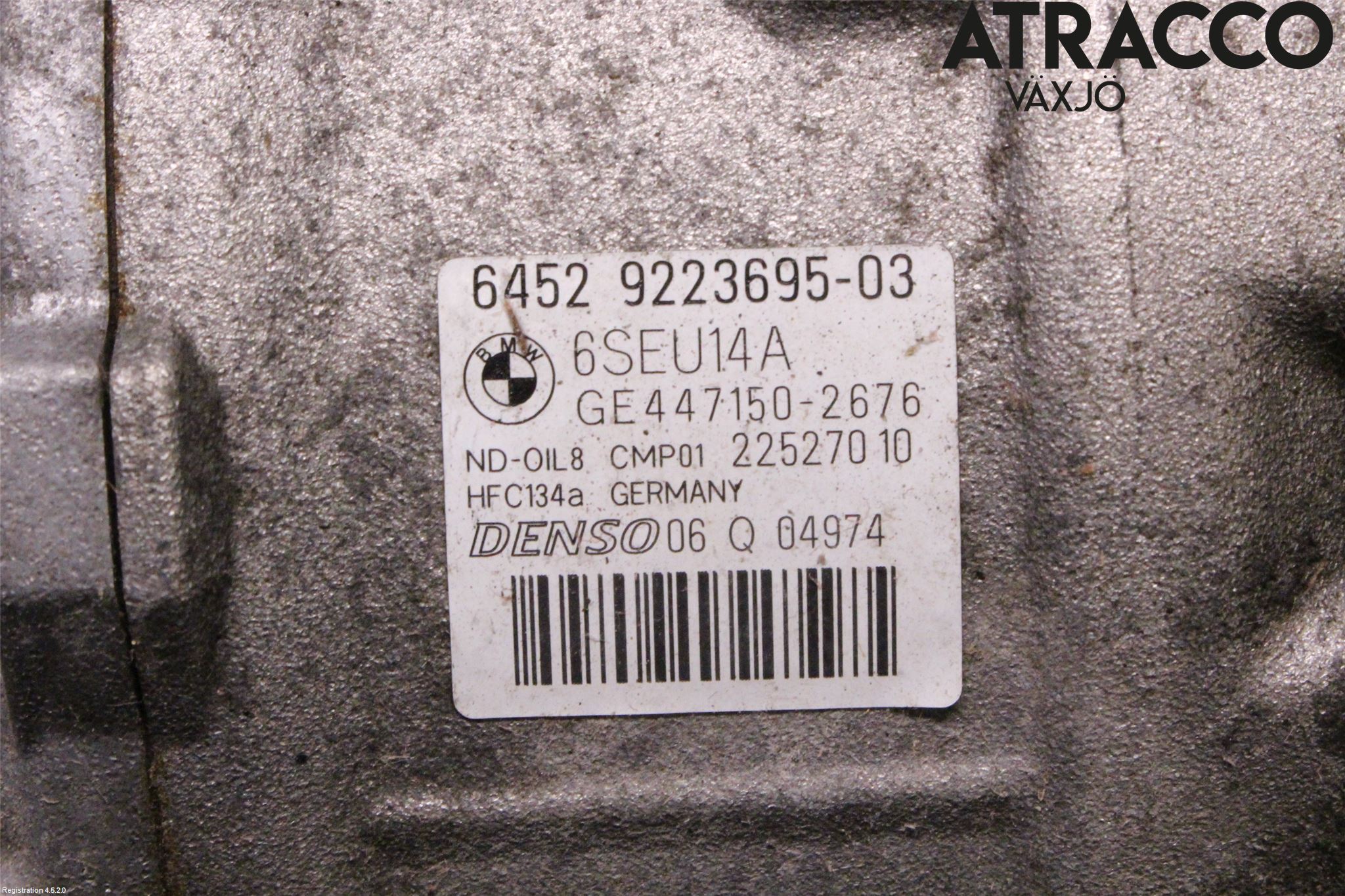 BMW 3 F30/F31/F80 12-19 Ac Kompressor
