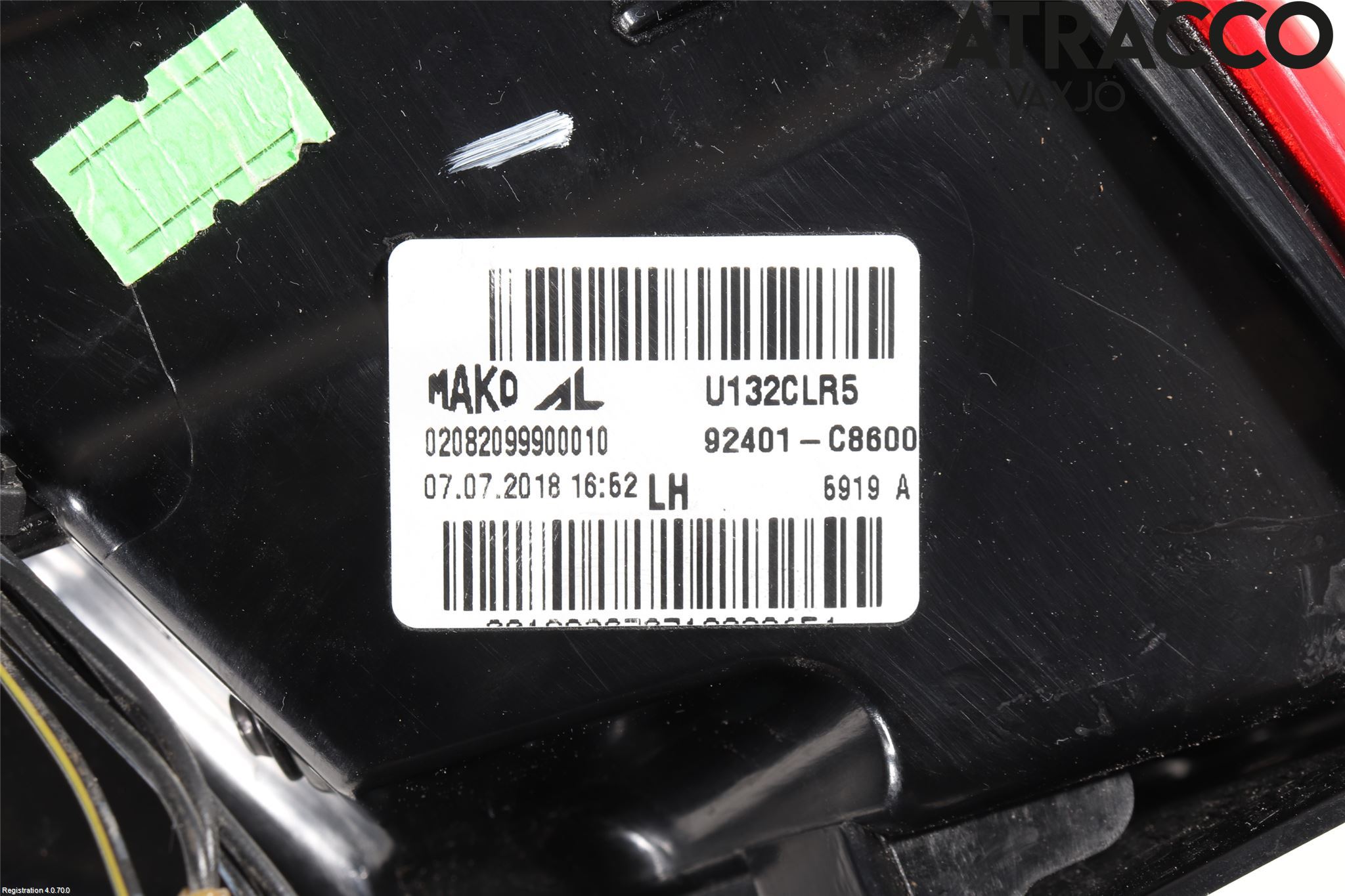Hyundai i20 GB 15-20 Bakljus Vänster