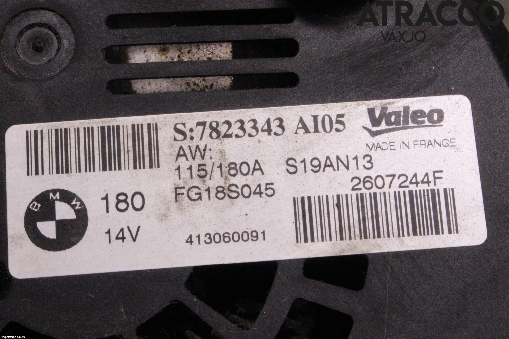 BMW 3 F30/F31/F80 12-19 Generator