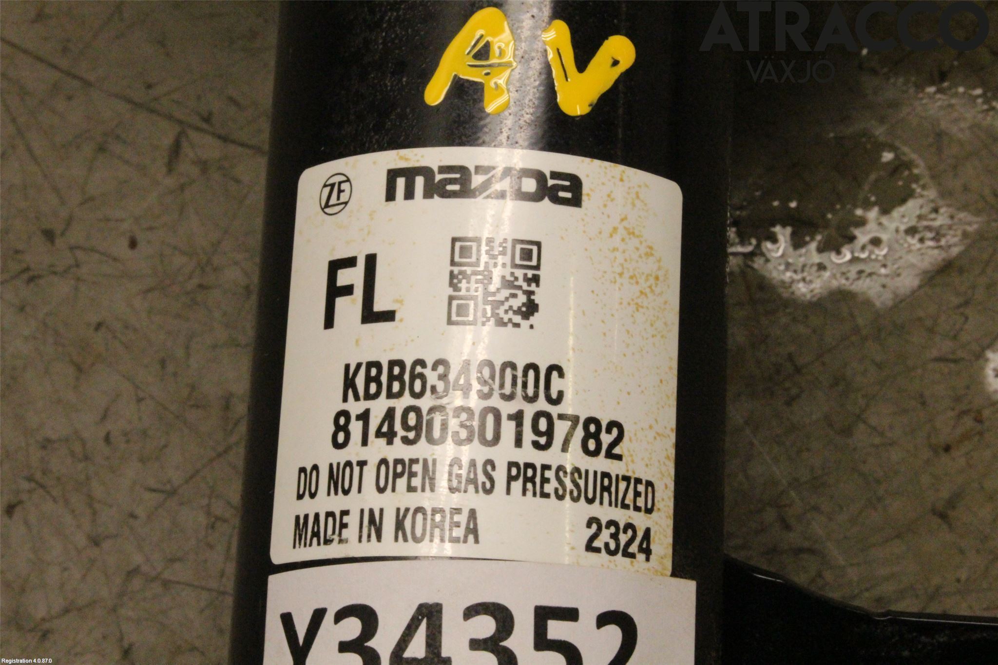 Mazda CX-60 22- Fjäderben Fram Vänster