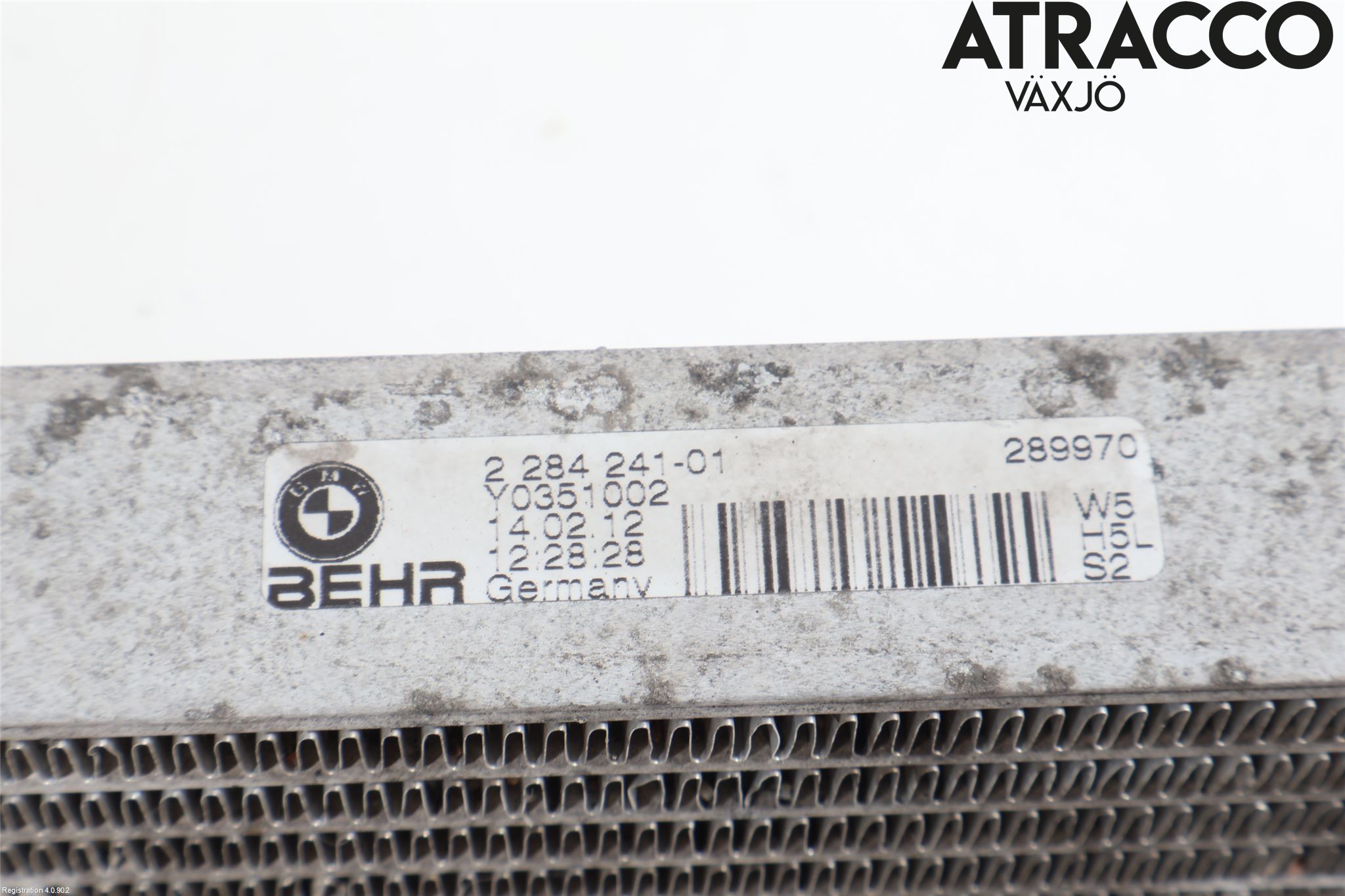 BMW 5 F10/F11/F18 09-17 Oljekylare Automat