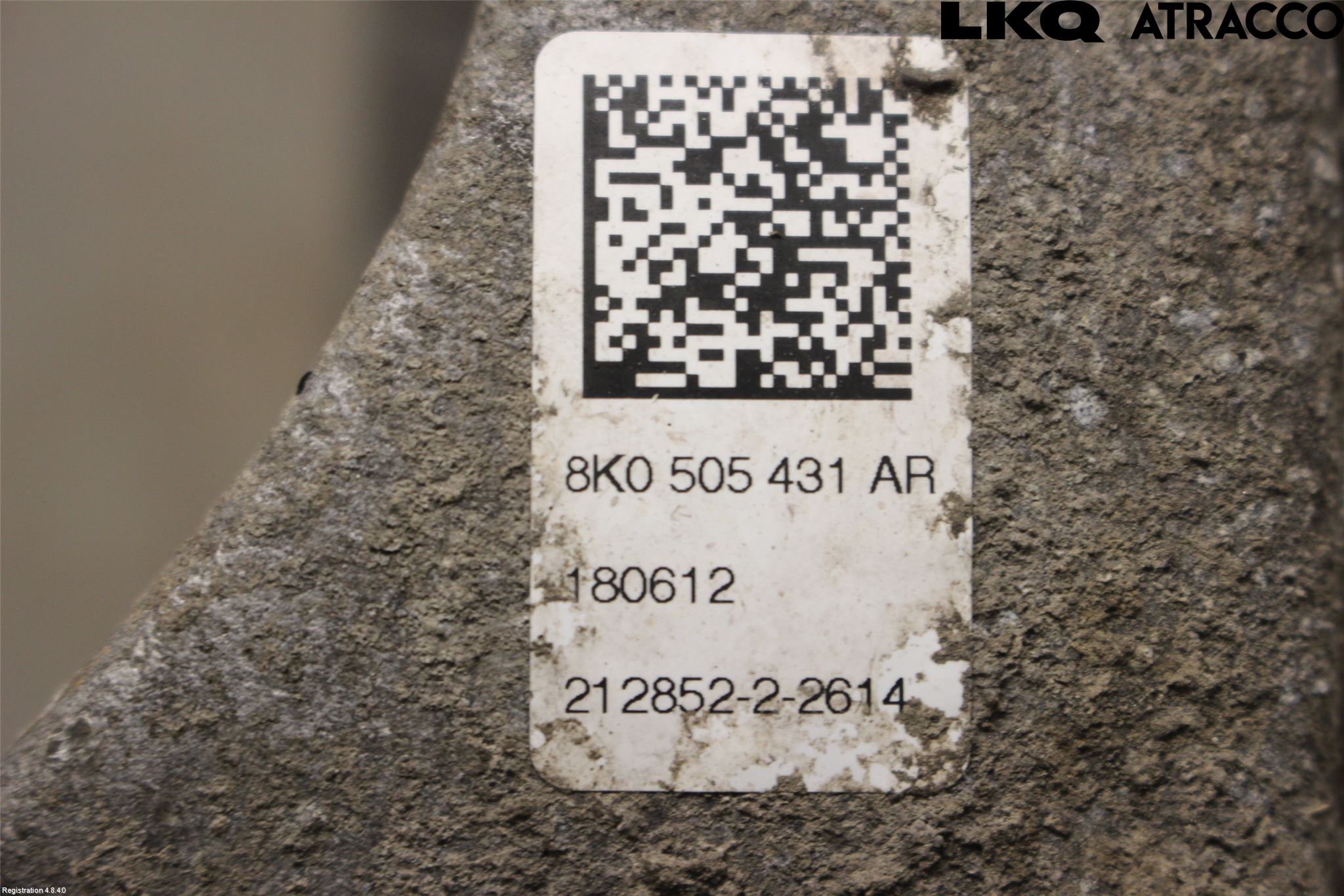 Audi A5 07-16 Hjullagerhus-Spindel Vä B