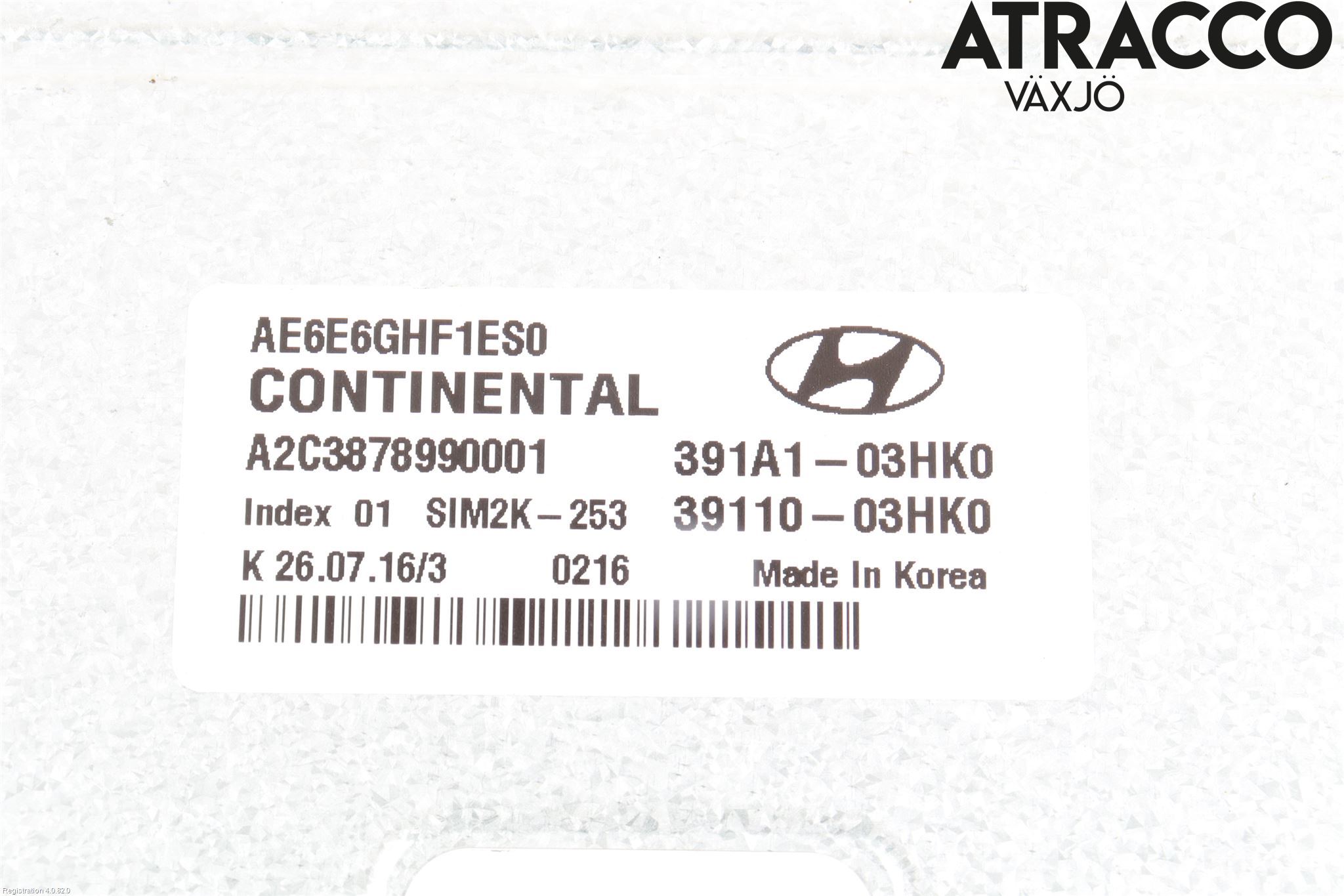 Hyundai IONIQ AE 17-22 Styrenhet Insprut Bensin