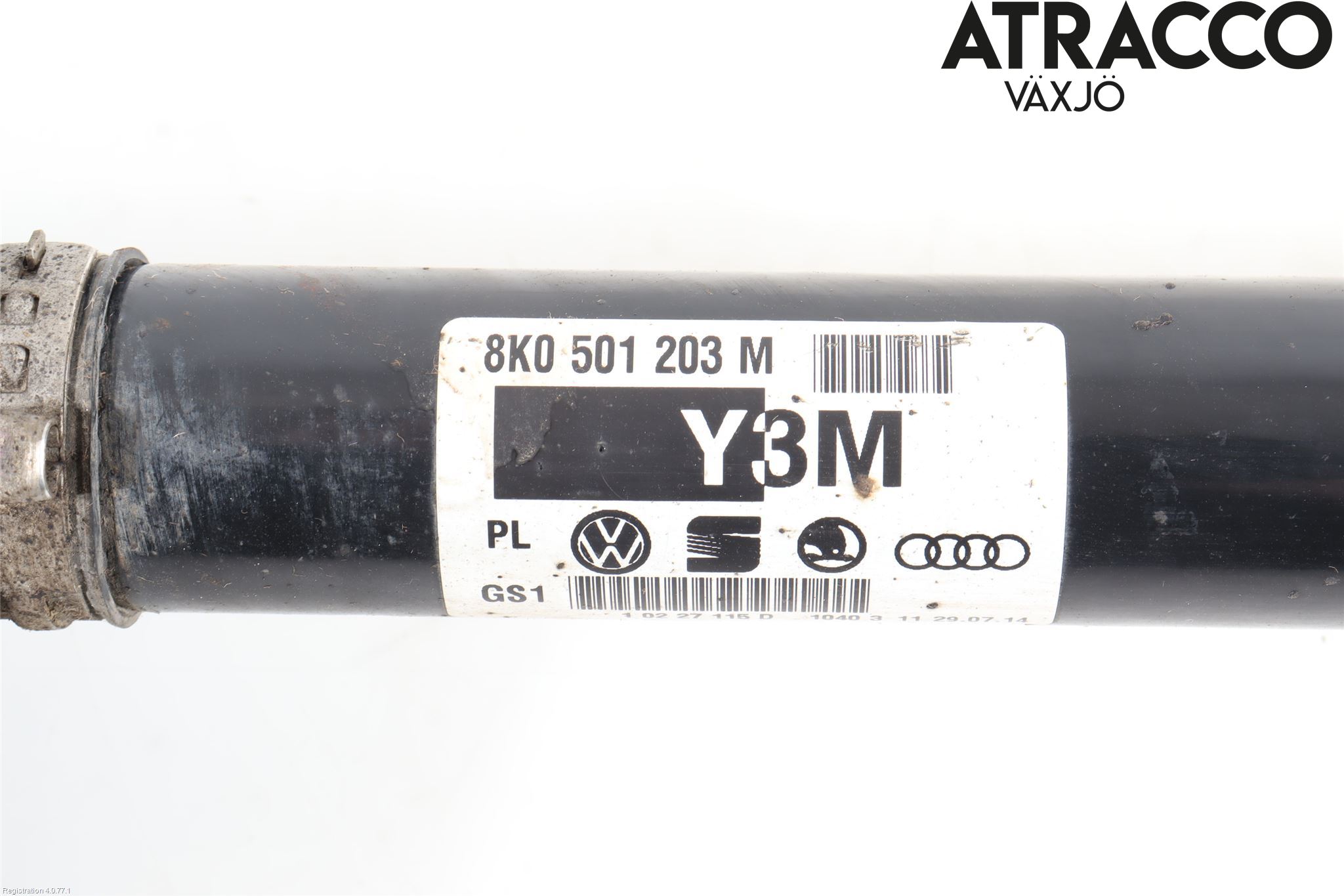 Audi A4 12-15 Drivaxel Bak Vänster