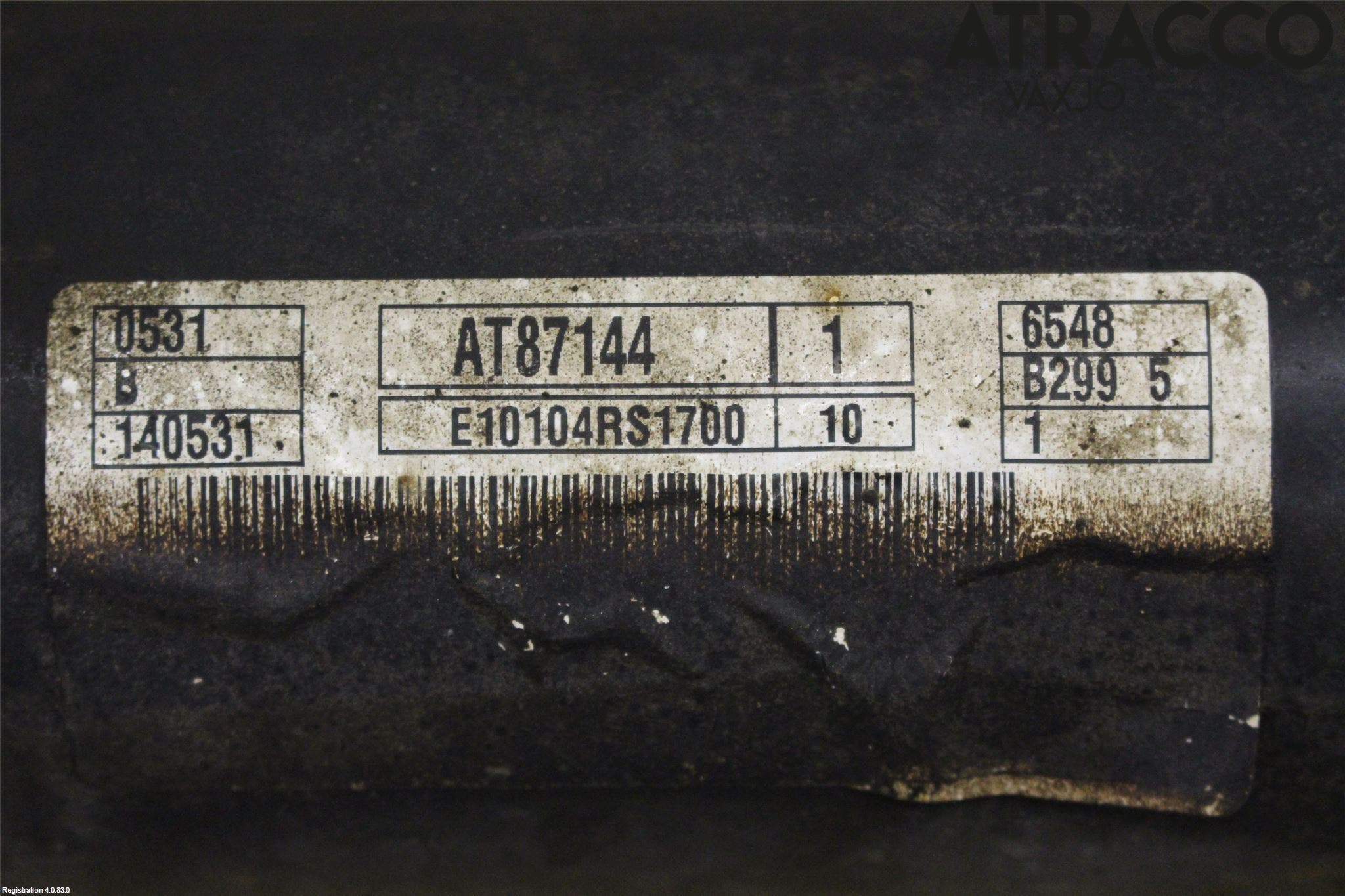 Ford FIESTA 09-12 Bakaxelbalk