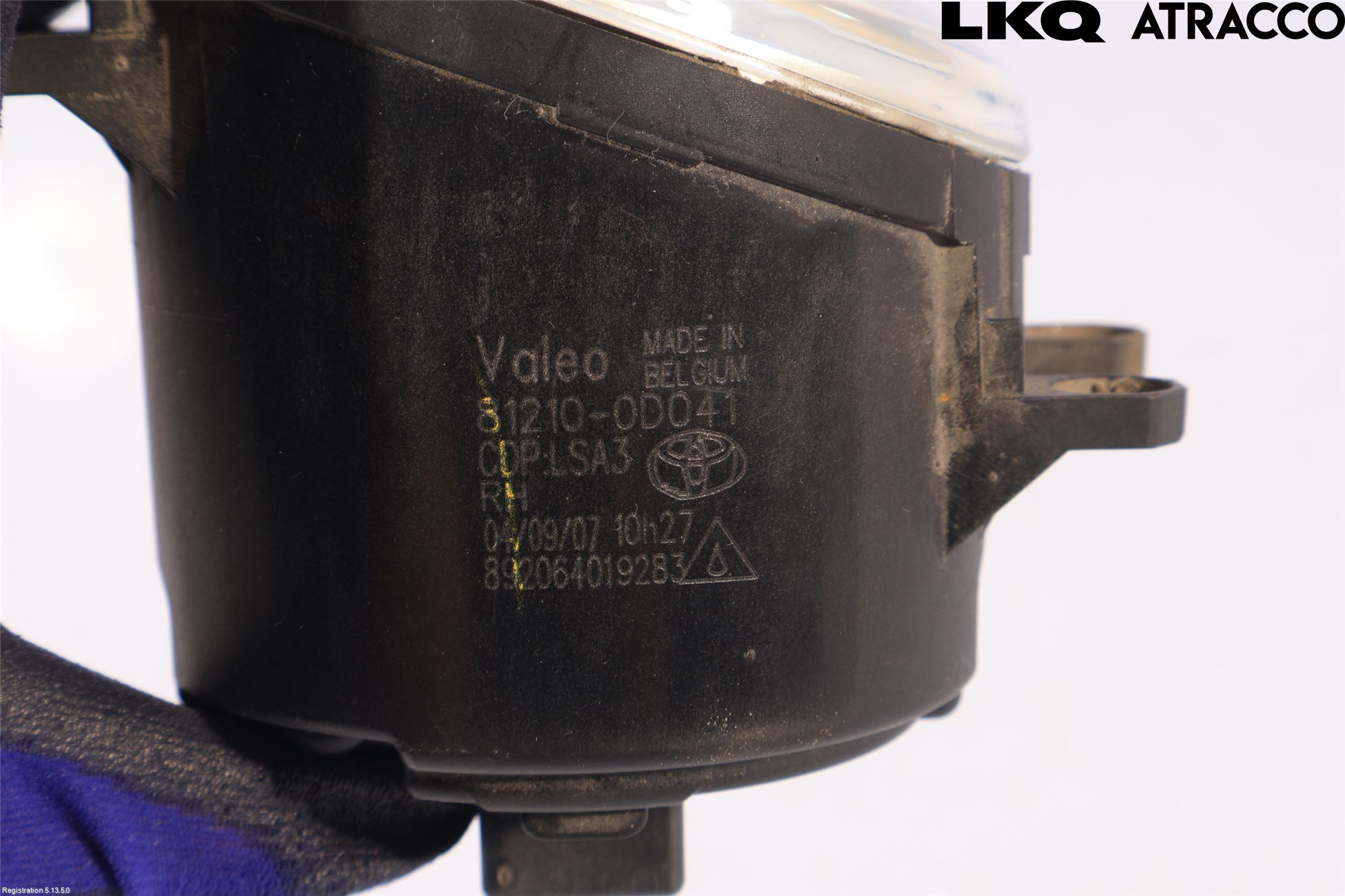 Toyota AURIS 07-09 Dimljus-Varselljus Fram