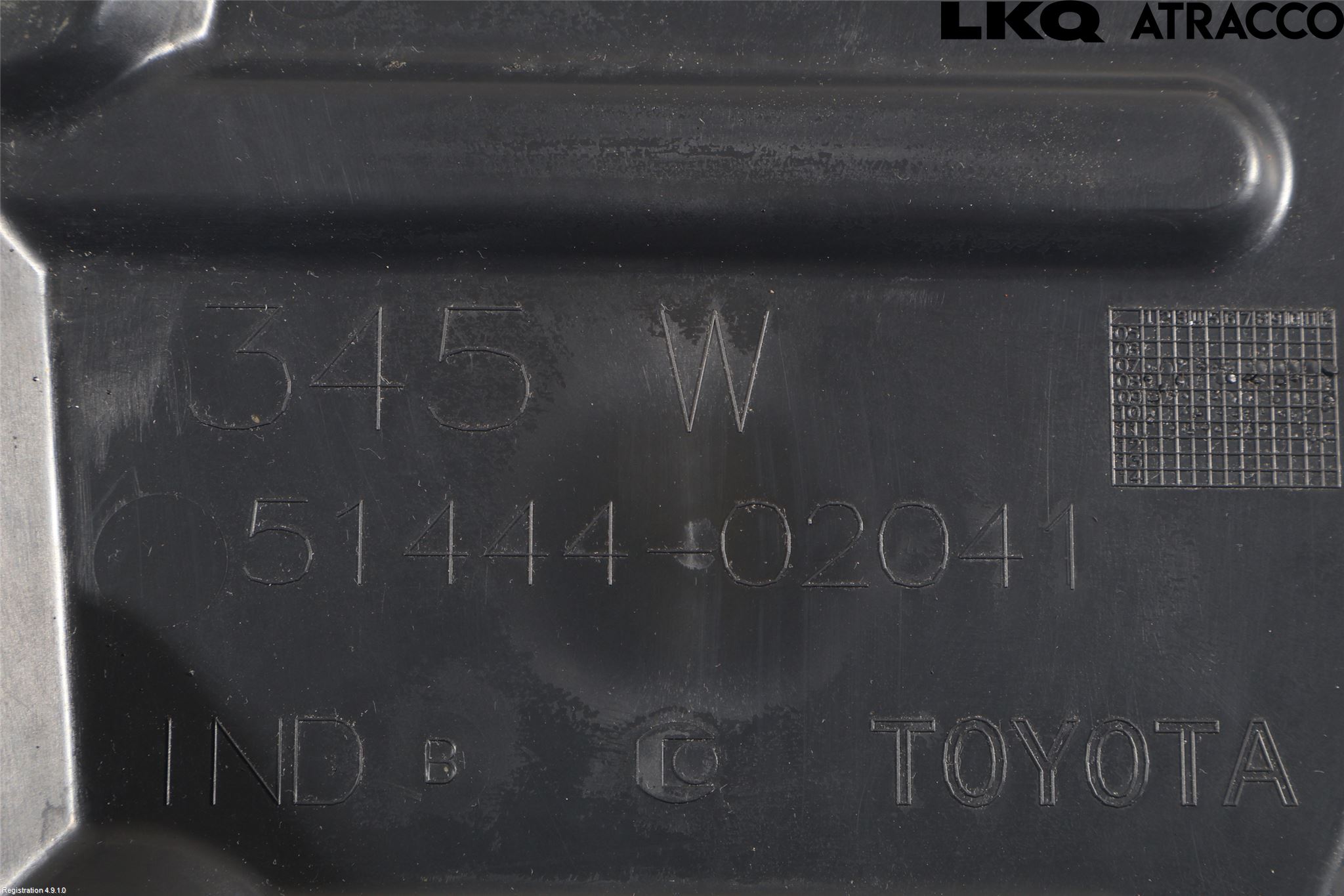 Toyota AVENSIS 09-15 Hasplåt Plåt-Plast