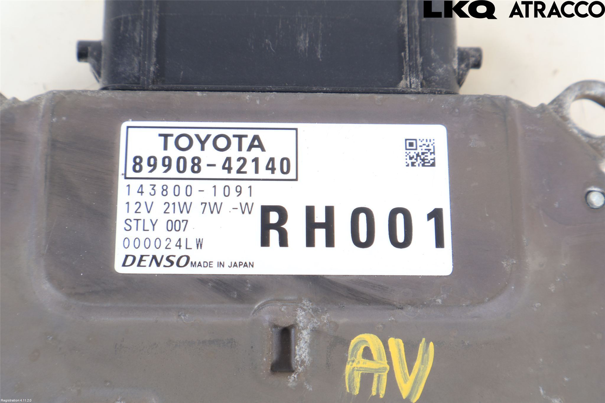 Toyota RAV4 19- Styrenhet Strålkastare