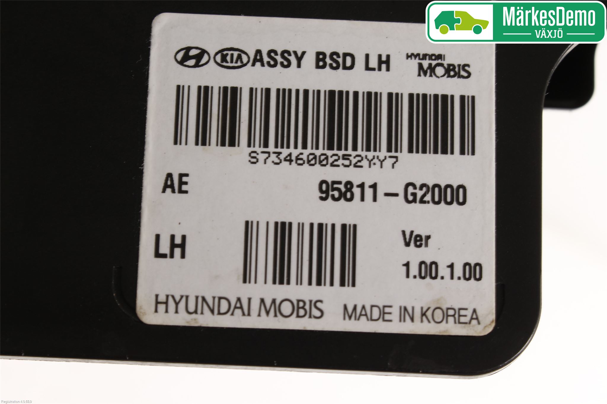 Hyundai IONIQ AE 17-22 Sensor Aktivt Kollisionsskydd