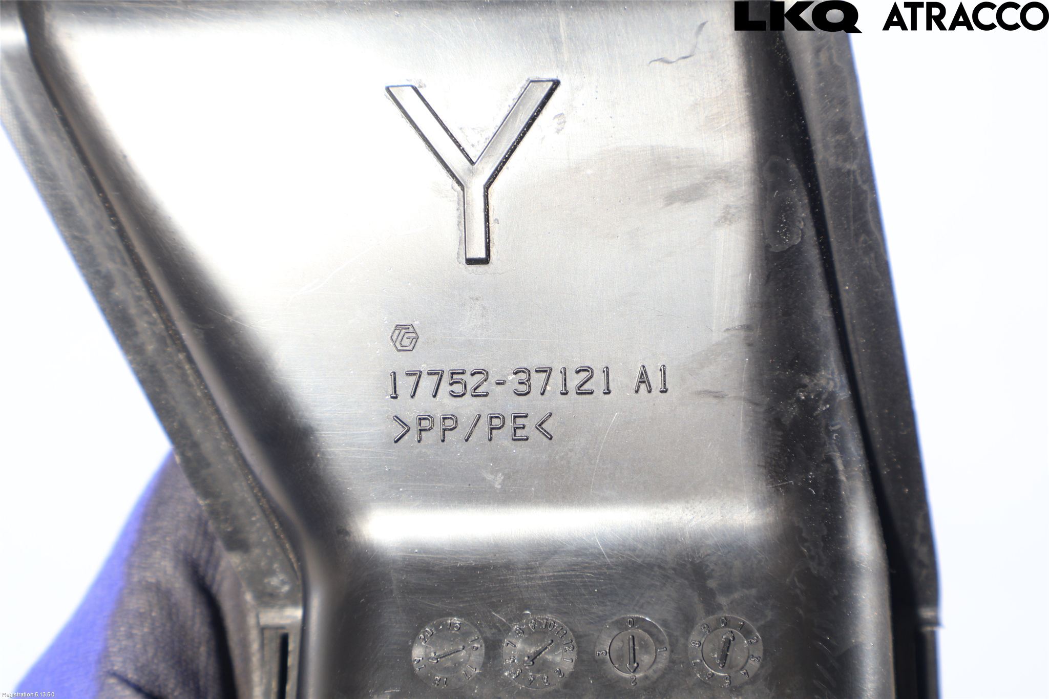 Toyota PRIUS (ZVW50) 16-21 Förg-Bälg-Rör Mot Luftr