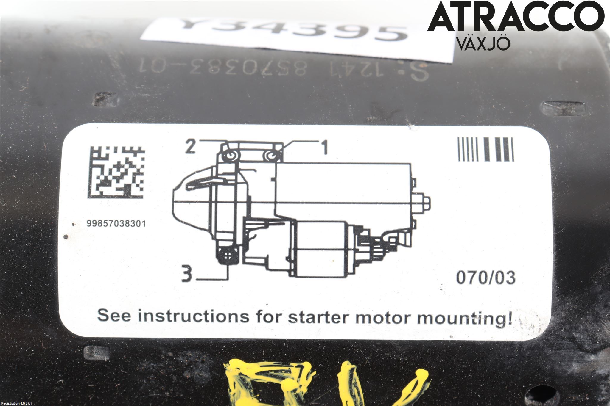 BMW 5 F10/F11/F18 09-17 Startmotor Diesel