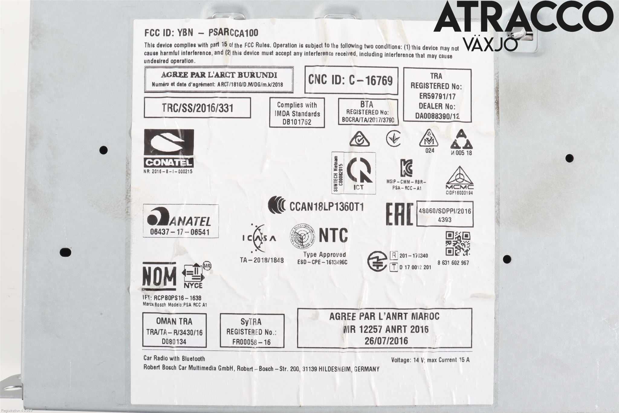 Toyota PROACE II 16- Styrenhet Multimedia