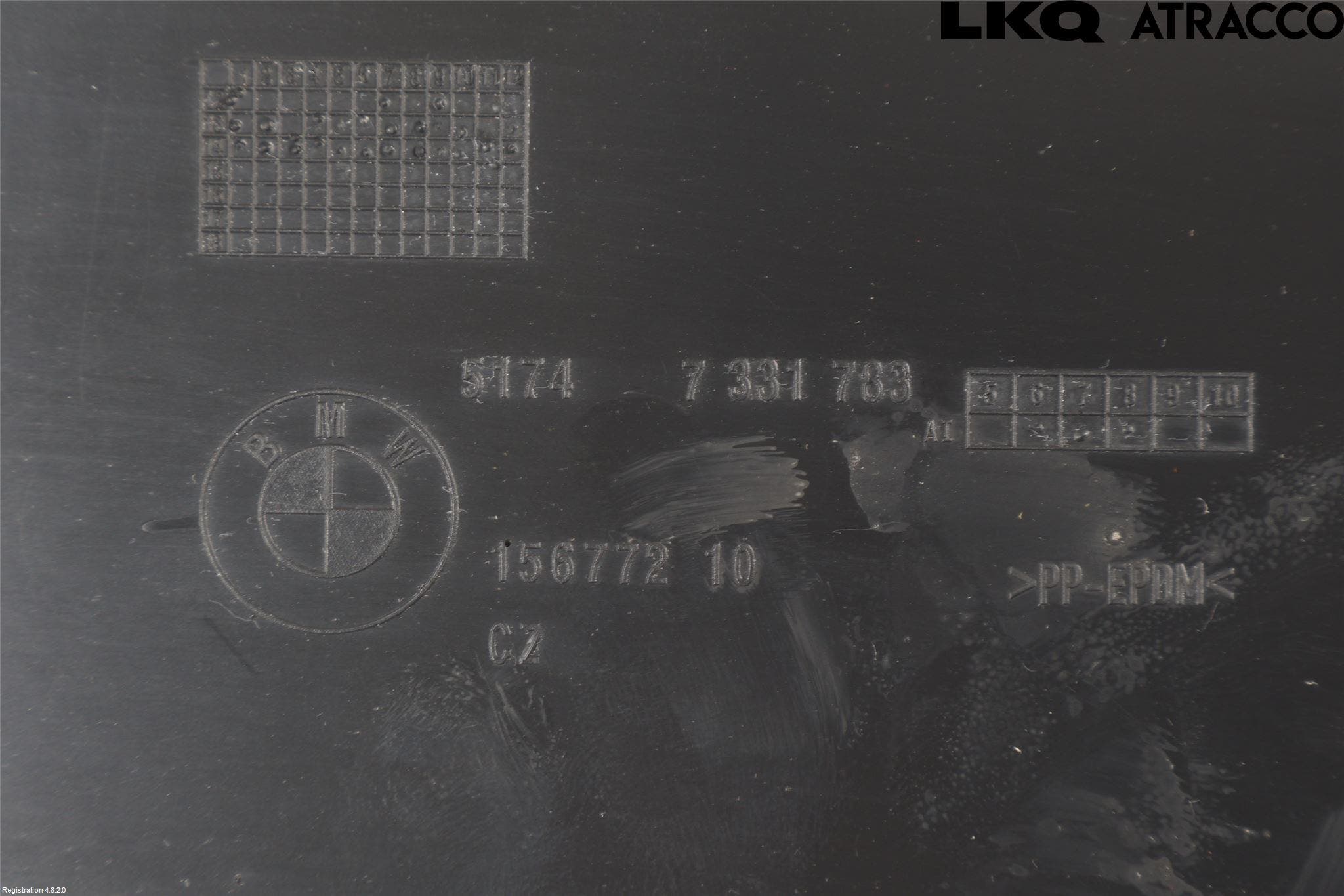 BMW 5 F10/F11/F18 09-17 Deflektor Plåt-Plast Kylning