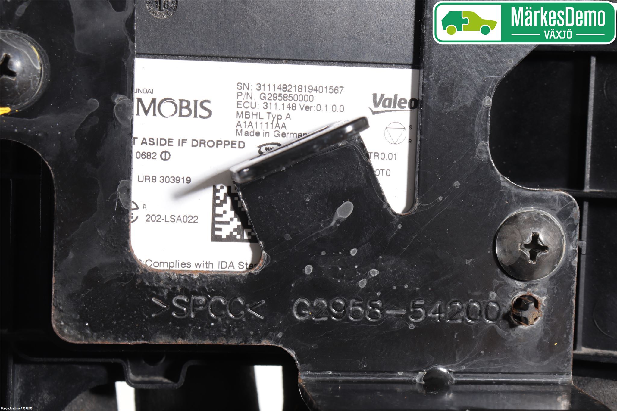 Hyundai IONIQ AE 17-22 Sensor Aktivt Kollisionsskydd