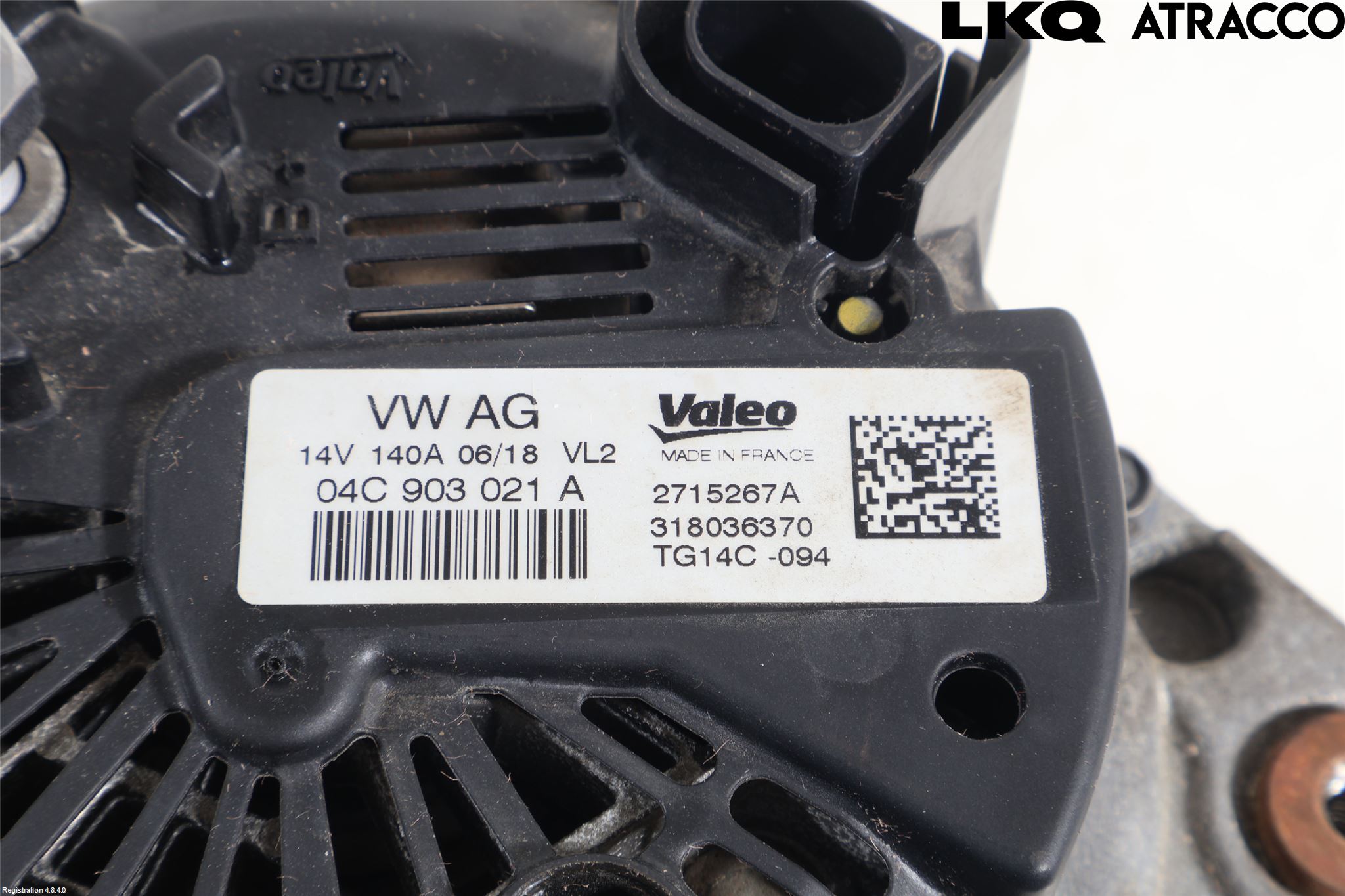 Volkswagen VW TIGUAN 16-24 Generator