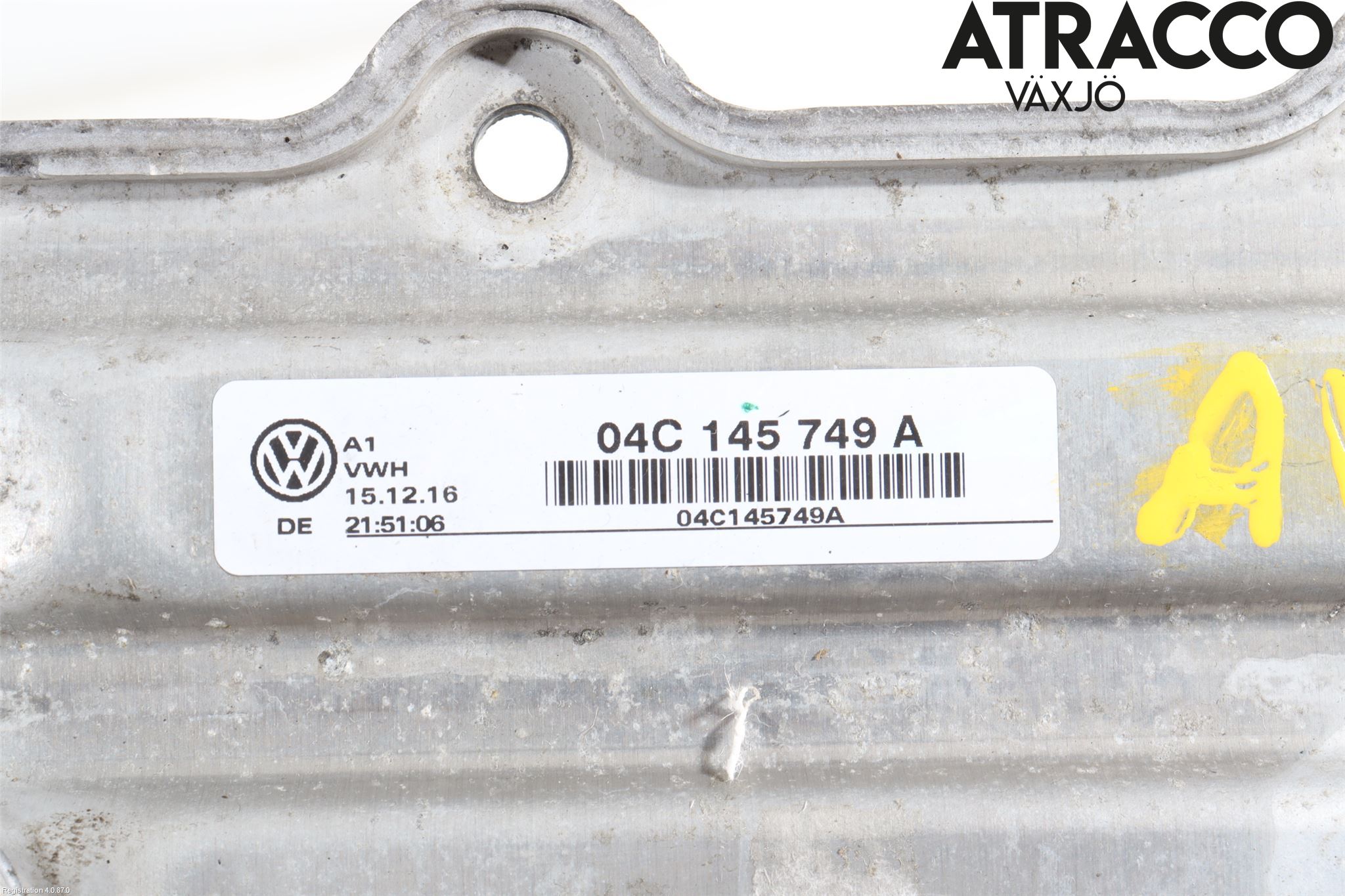 Volkswagen VW GOLF / E-GOLF VII 13-20 Laddluft-Intercooler Kyl