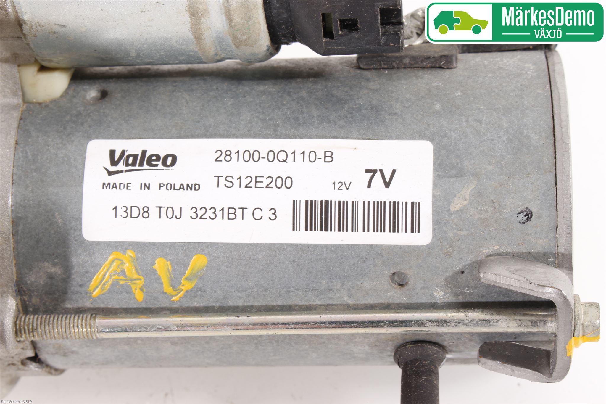 Toyota AYGO 15-21 Startmotor