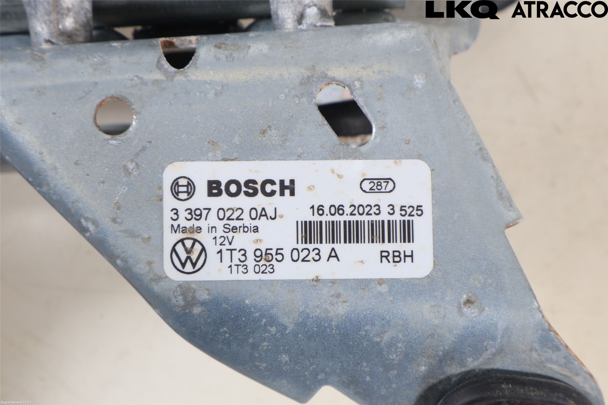 Volkswagen VW ID BUZZ/CARGO 22- Torkarmekanism Vindruta