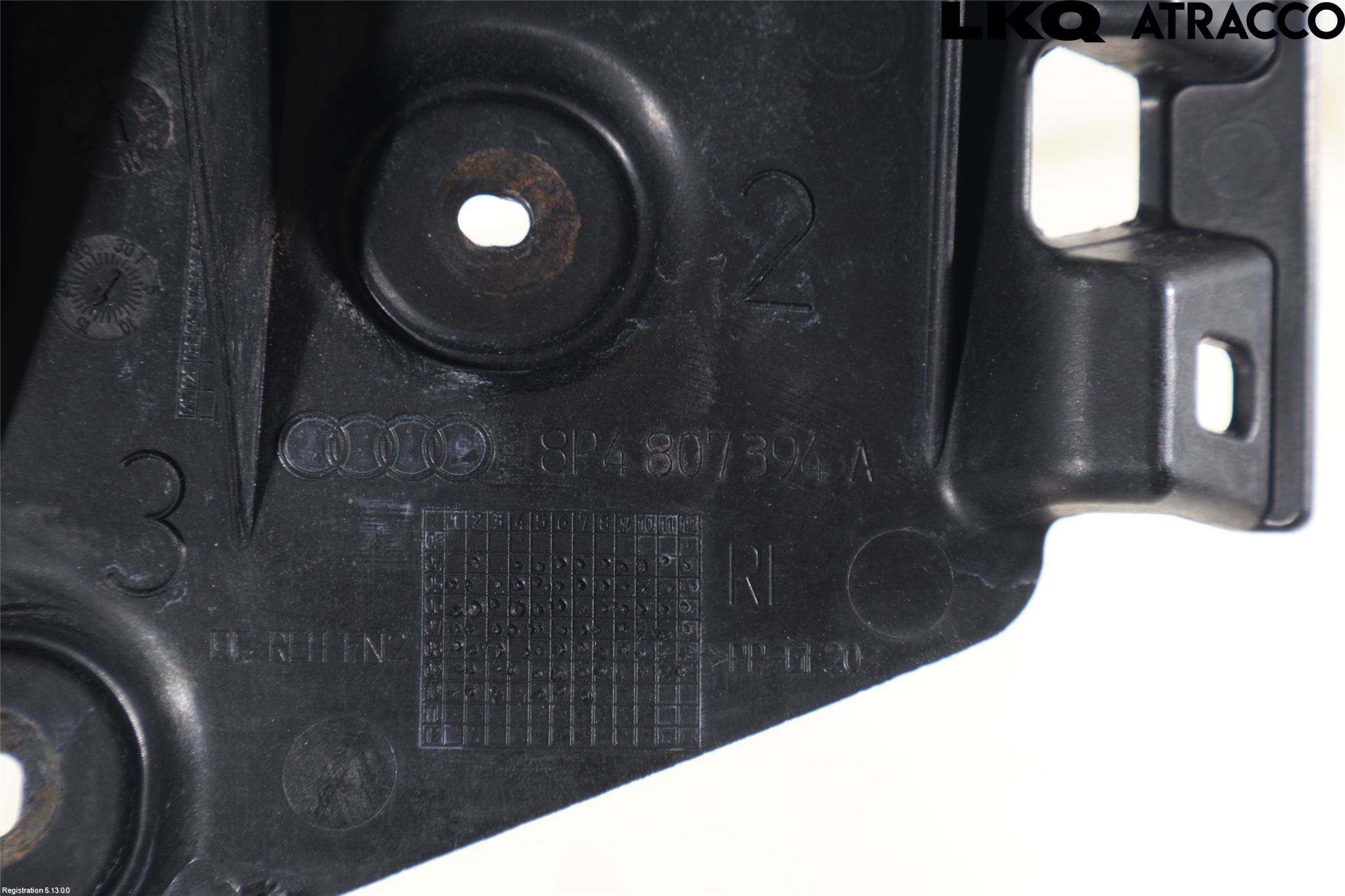 Audi A3/S3 05-13 Stötfångarfäste Bak Hö