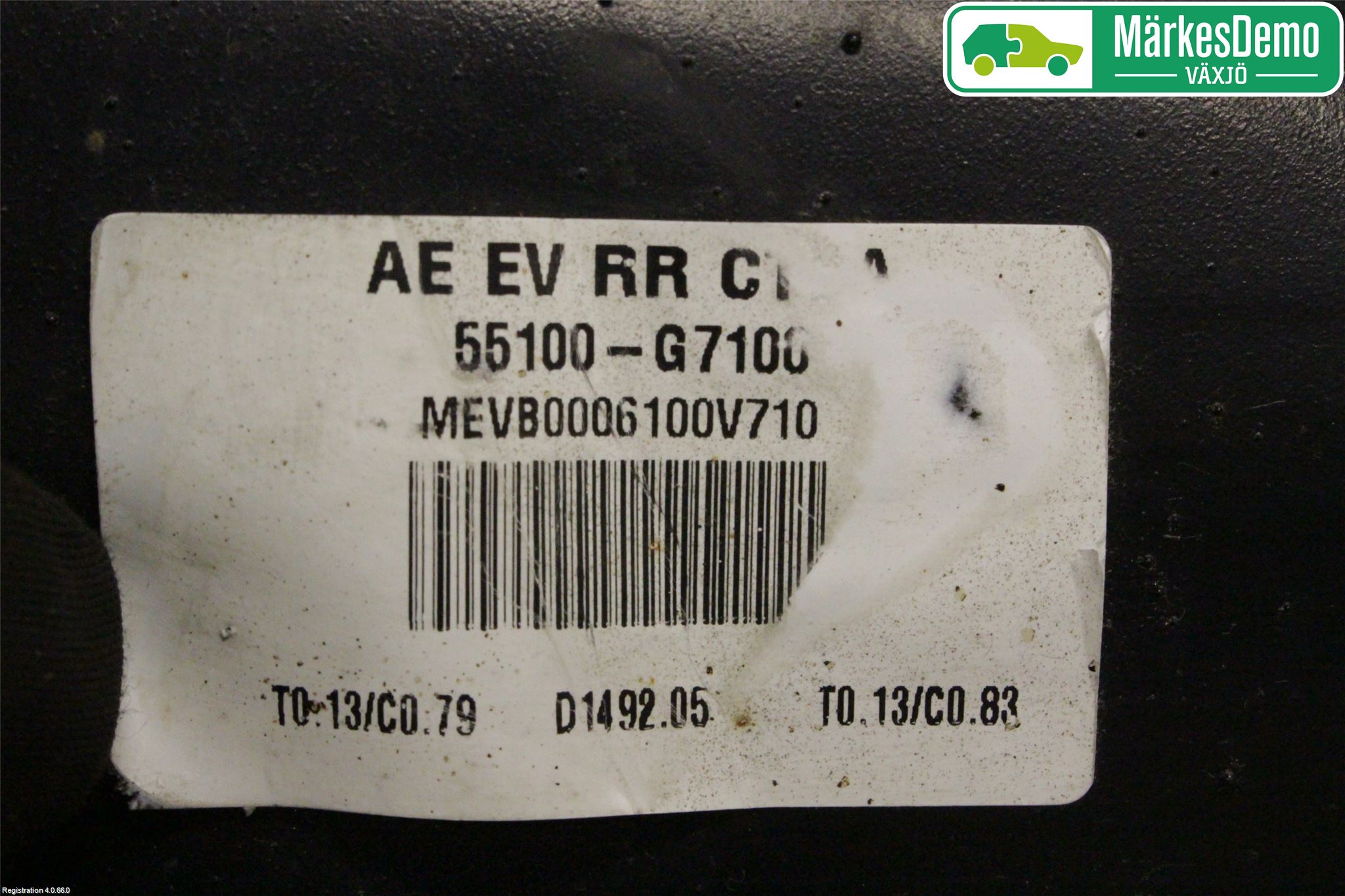 Hyundai IONIQ AE 17-22 Bakaxelbalk