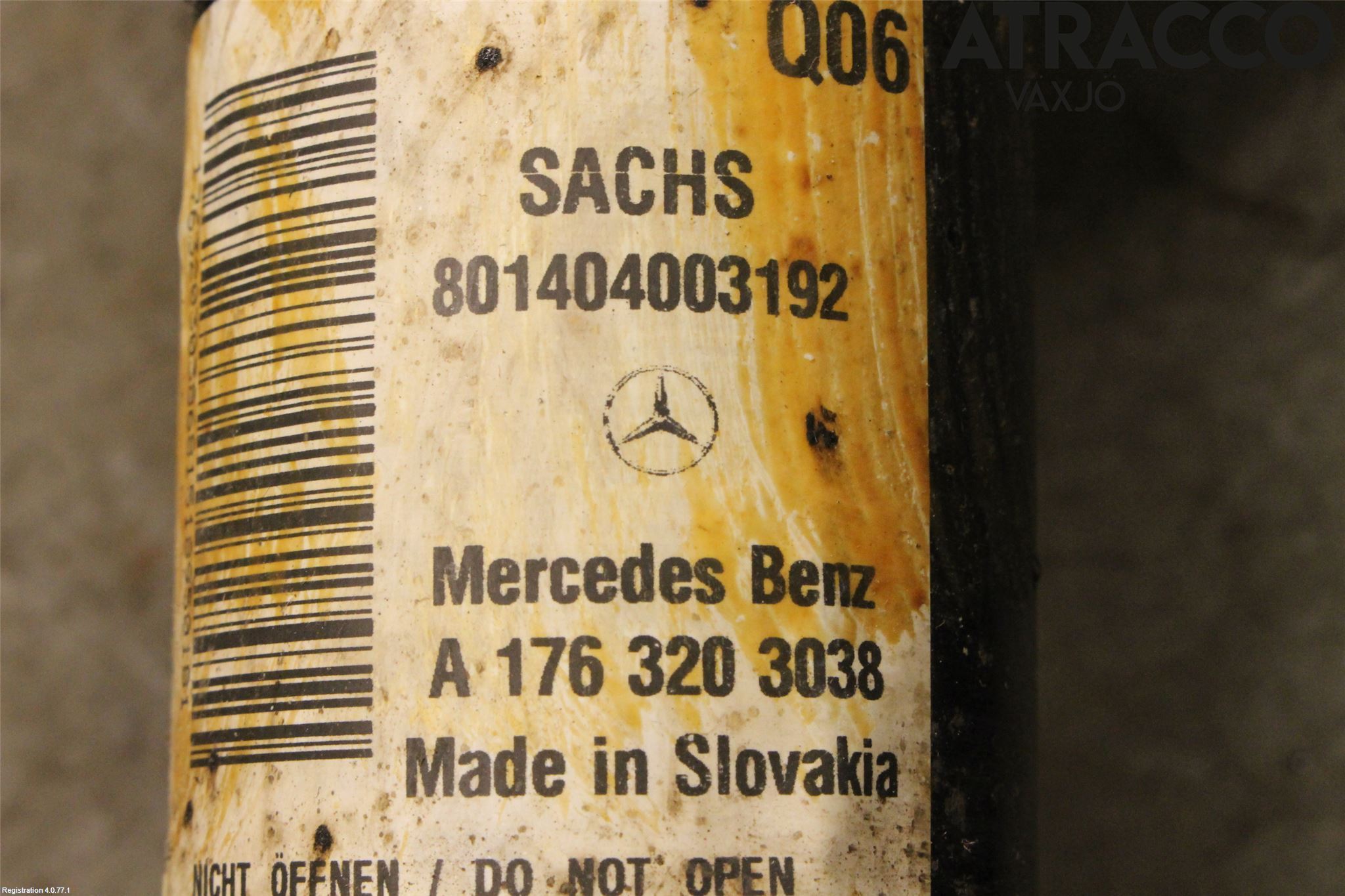 Mercedes-Benz MB A-KLASS (W176) 13-18 Fjäderben Fram Höger