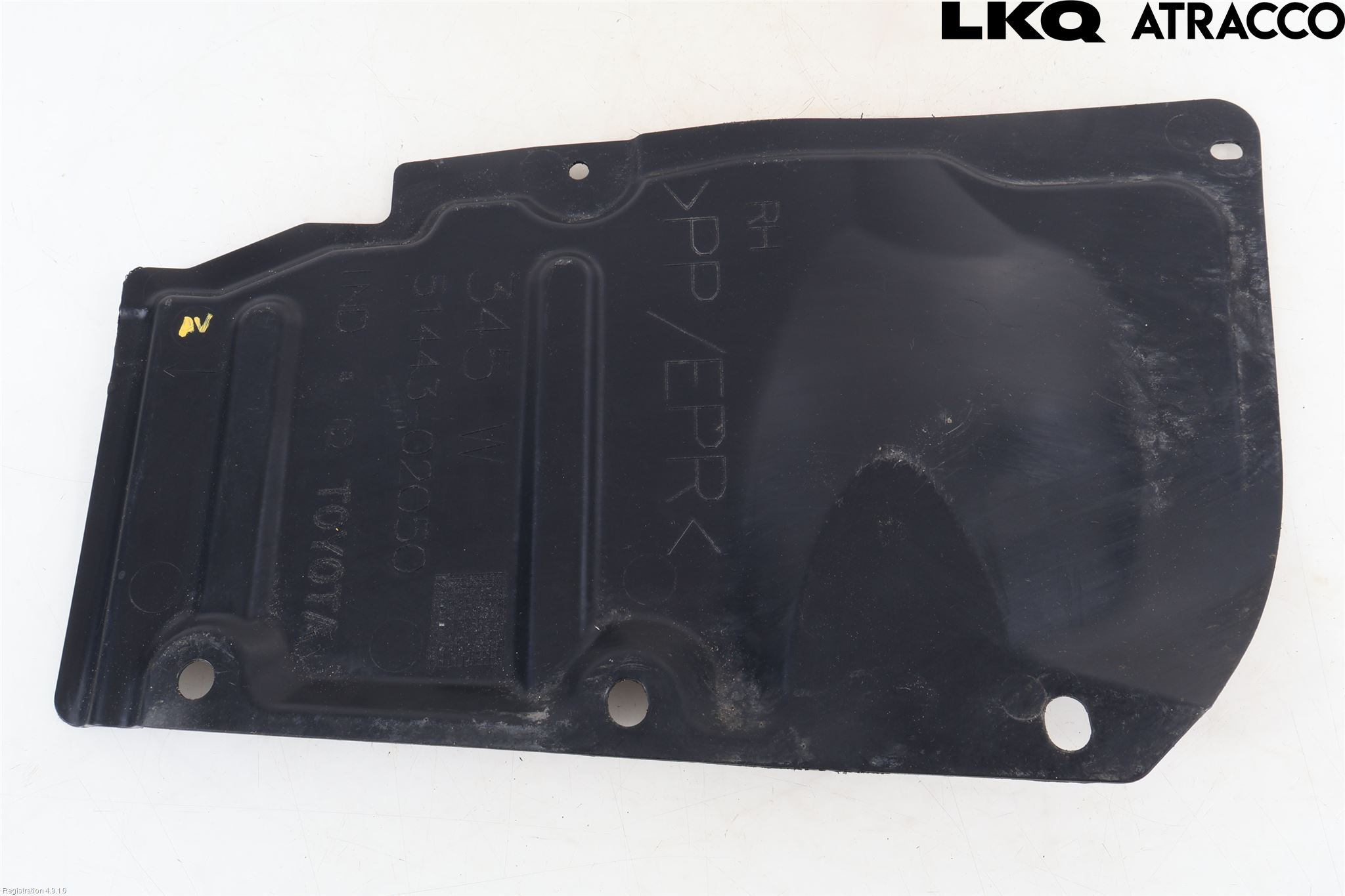 Toyota AURIS 07-09 Hasplåt Plåt-Plast