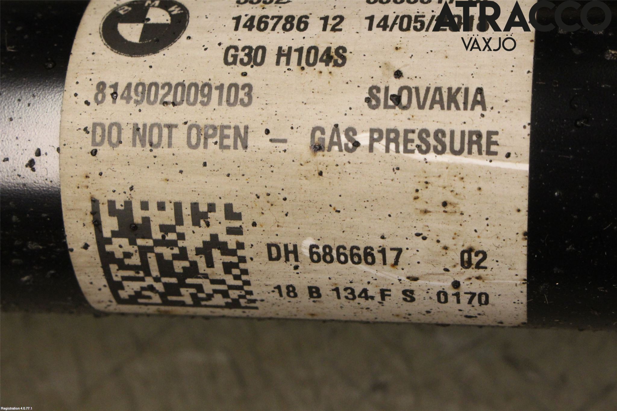 BMW 5 G30/G31/F90 17-23 Fjäderben Bak Vänster