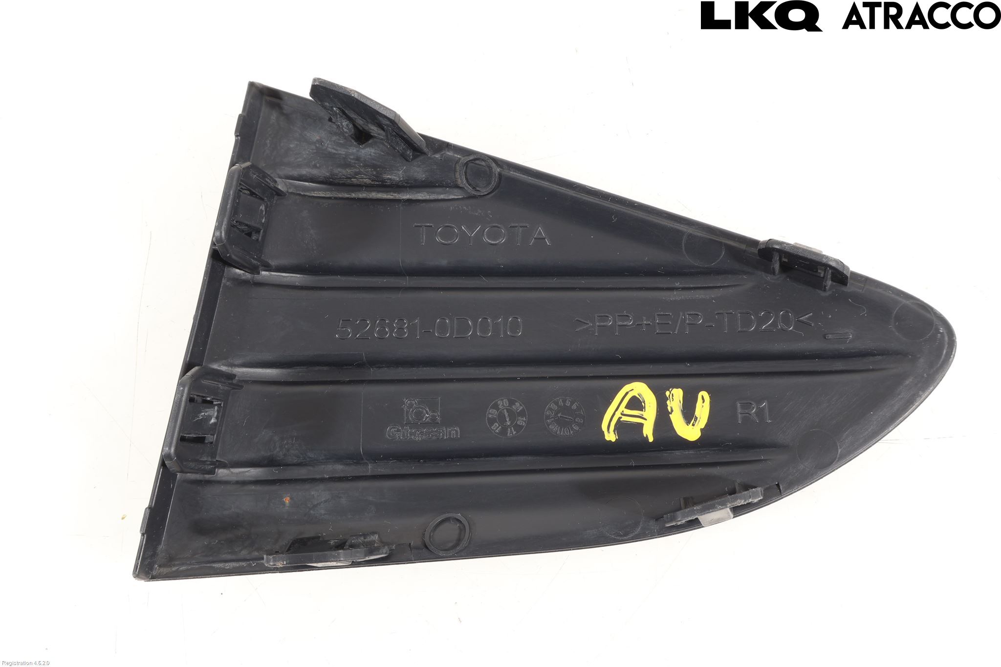 Toyota YARIS XP130 15-20 Stötfångardel Bak Hö