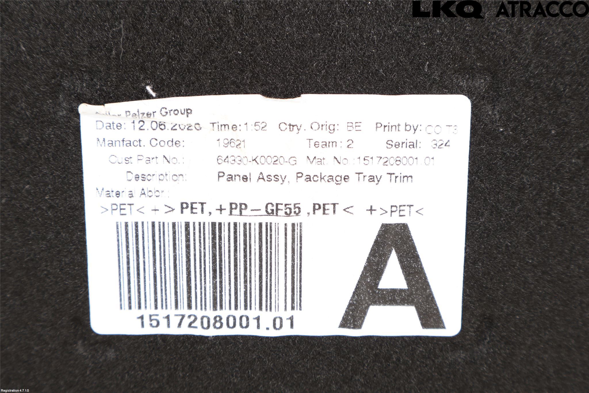 Toyota YARIS XP21 20- Hatthylla