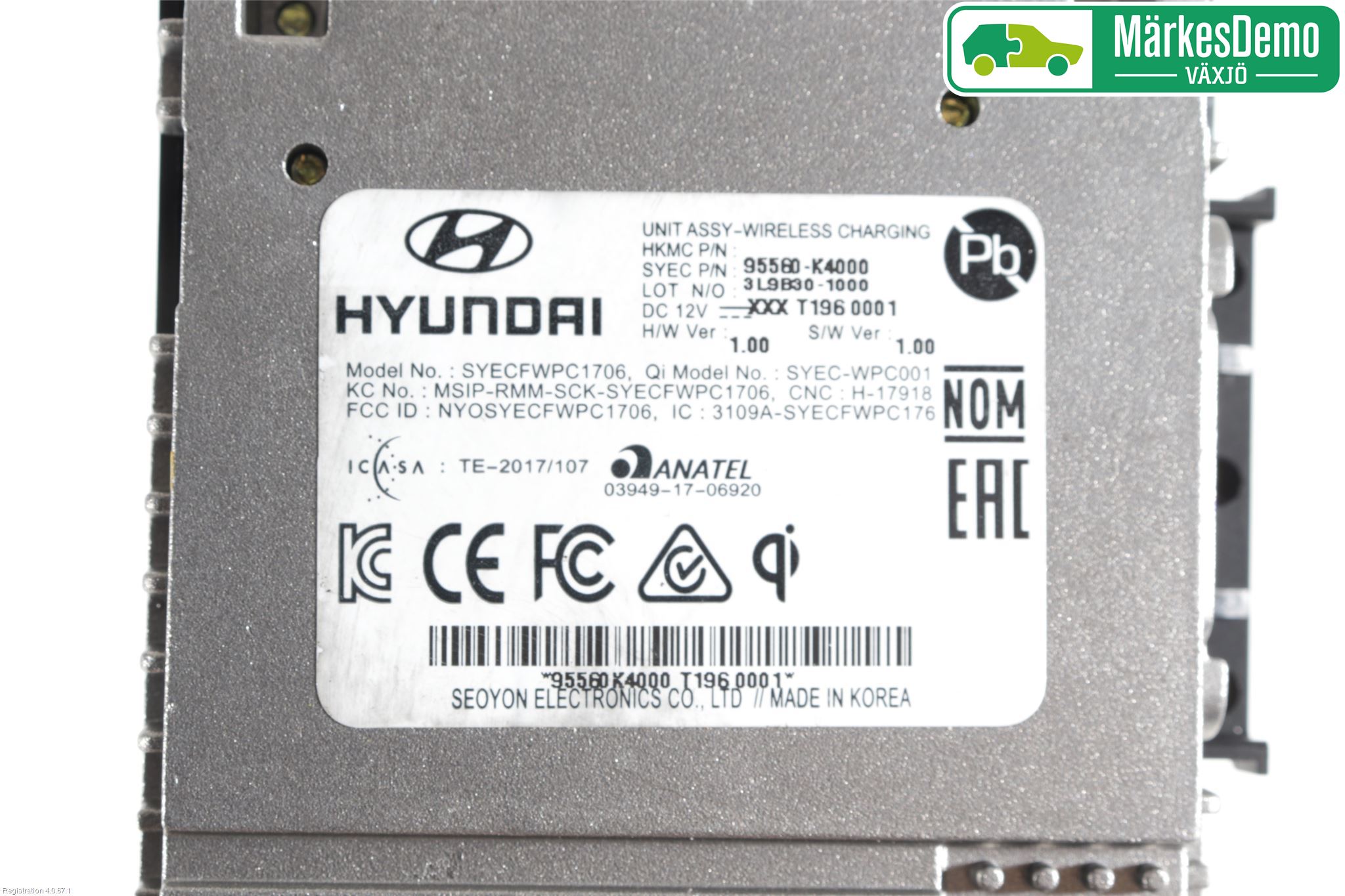 Hyundai KONA/ELECTRIC OS 18-23 El Övrigt