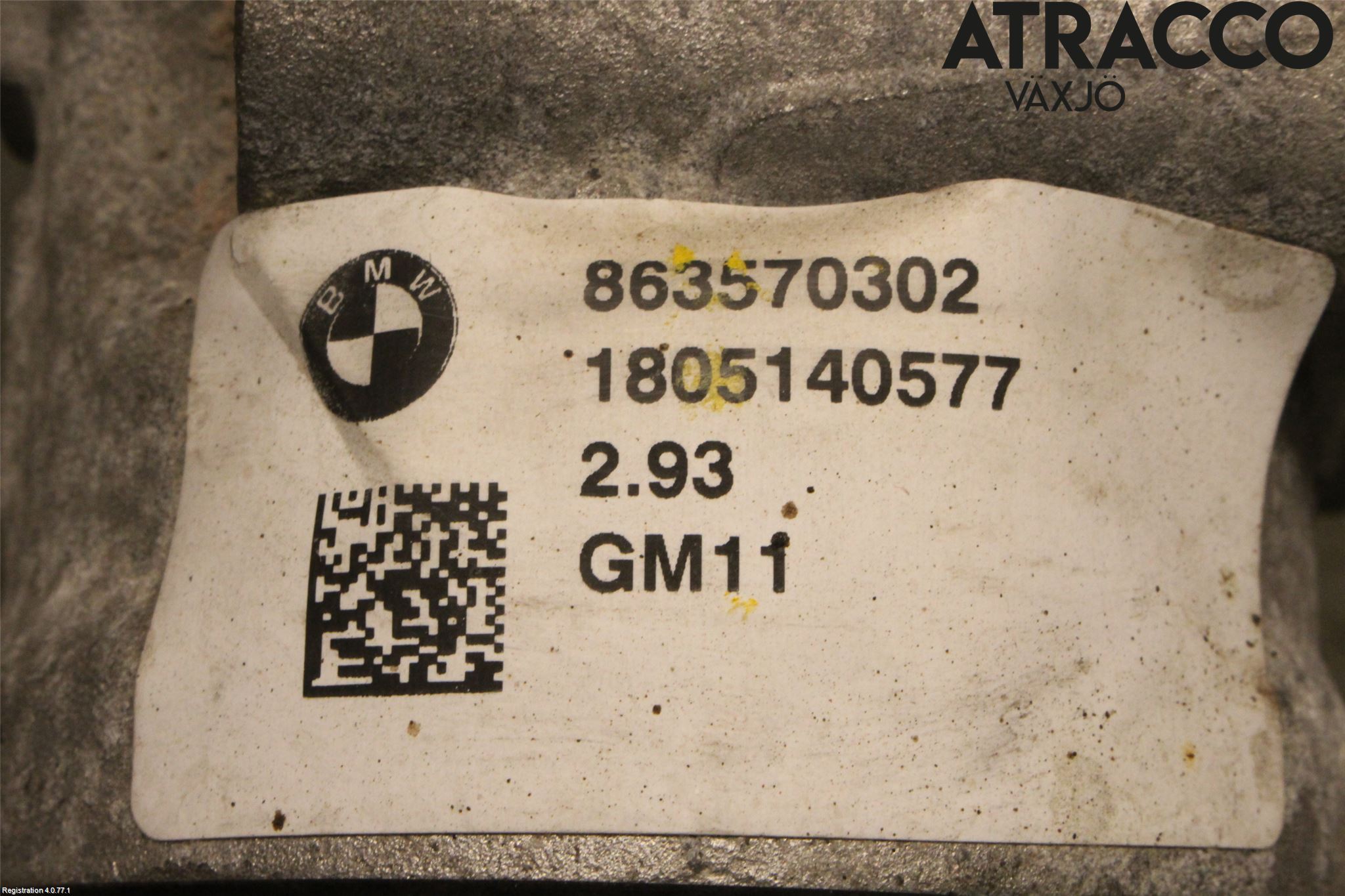 BMW 5 G30/G31/F90 17-23 Framvagn Diffrential