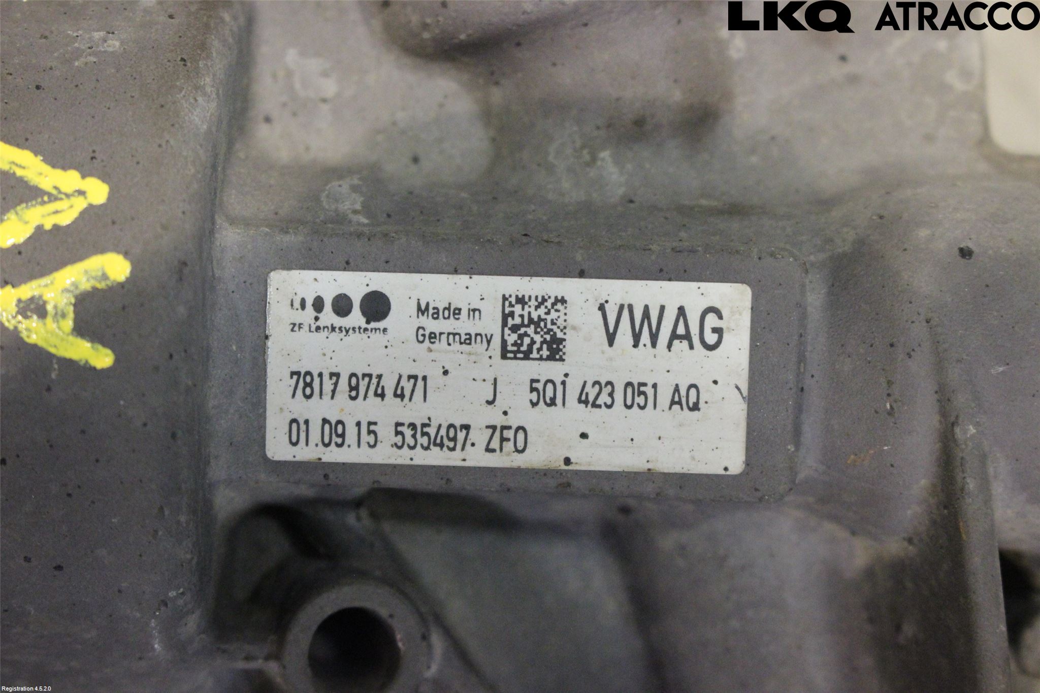 Volkswagen VW GOLF / E-GOLF VII 13-20 Styrväxel-Snäcka Elektrisk