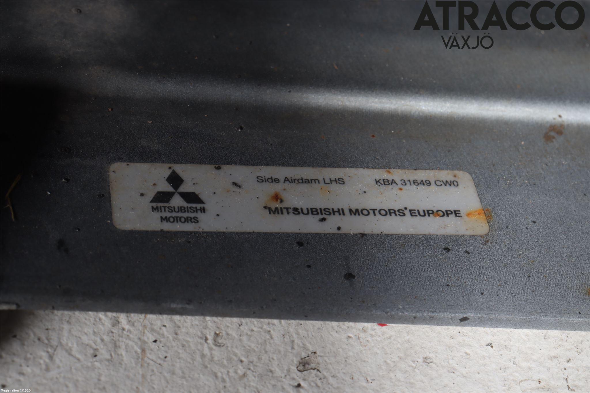 Mitsubishi OUTLANDER 13-21 Sidokjol Vä