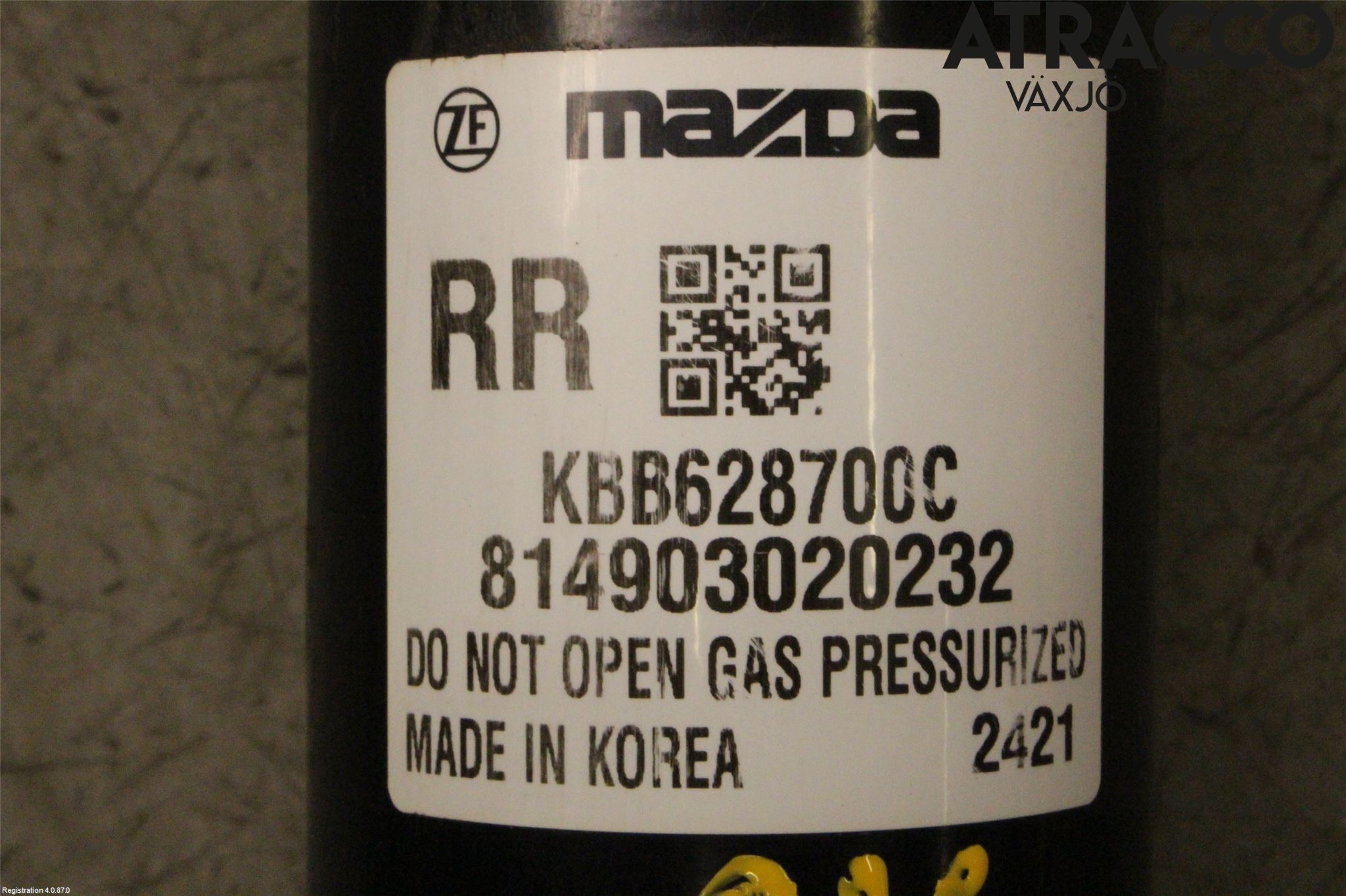 Mazda CX-60 22- Fjäderben Bak Vänster