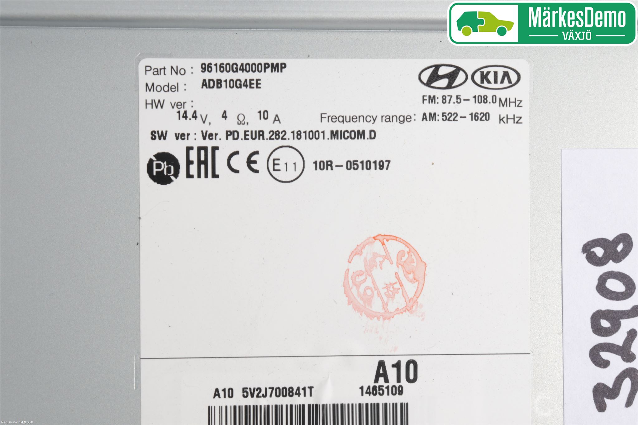 Hyundai i30 PD 17- Cd Radio - Multimediapanel