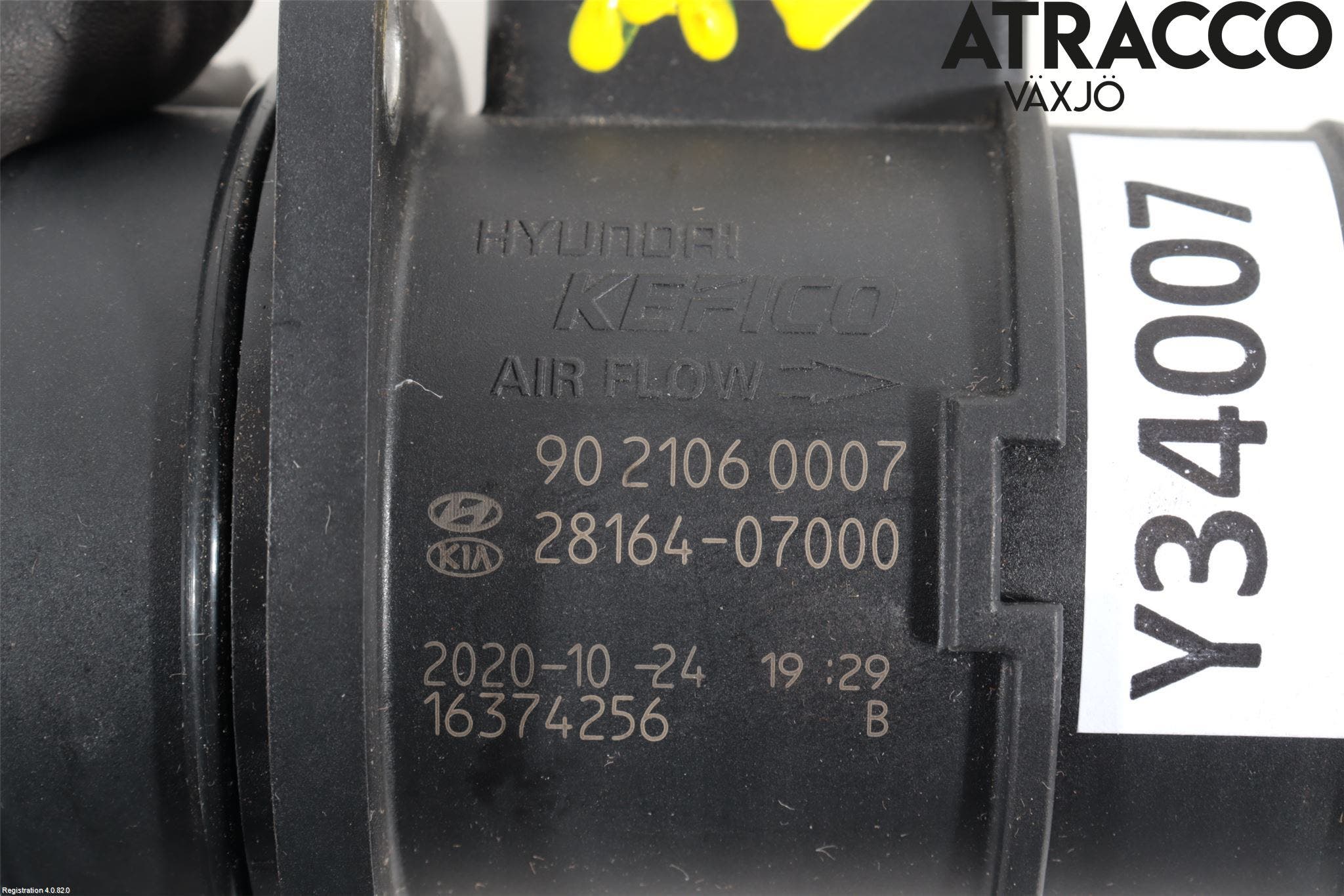 Hyundai i10 LA 20- Injluftmassamätare