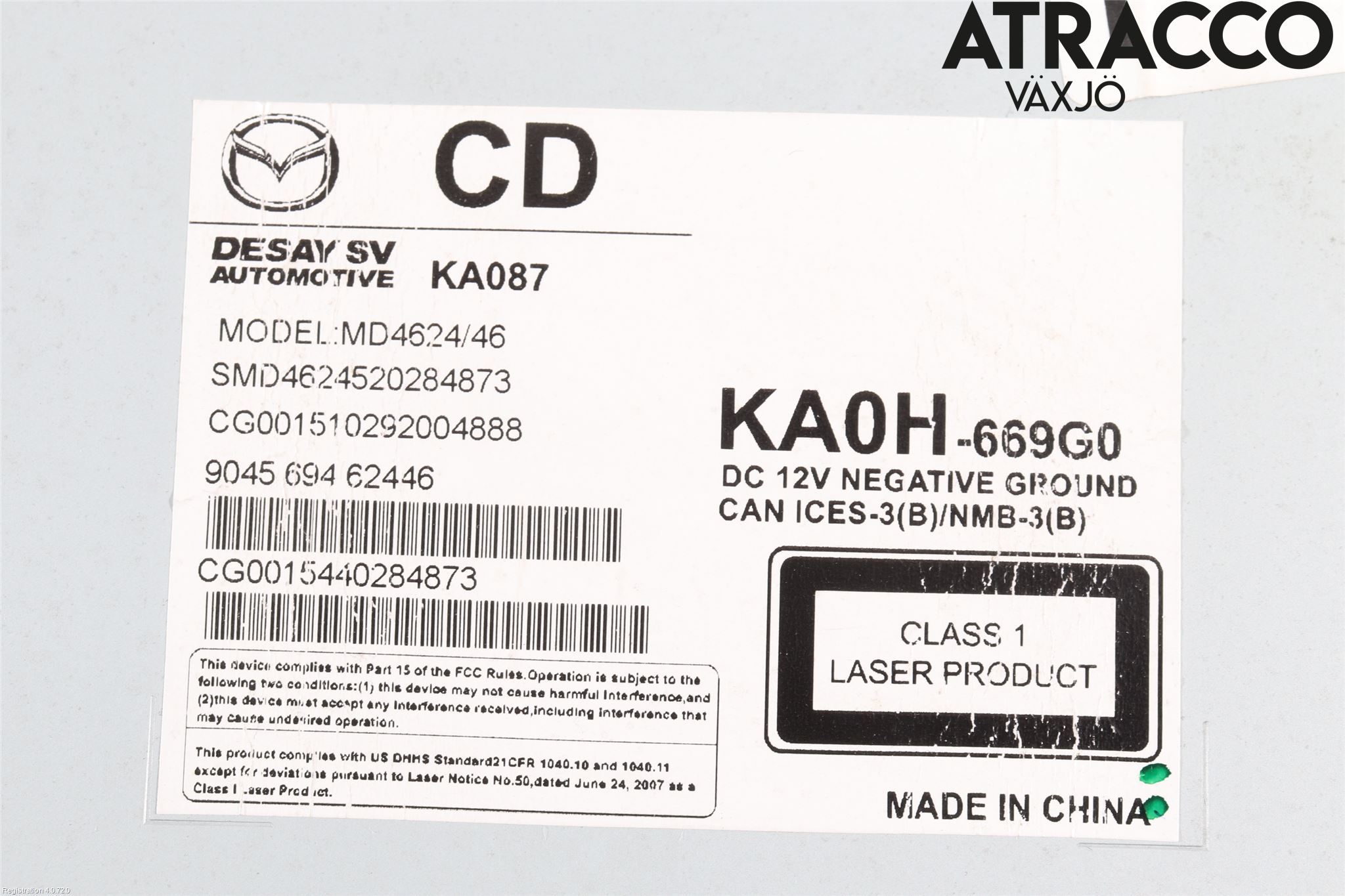 Mazda CX-5 12-17 Cd Radio - Multimediapanel