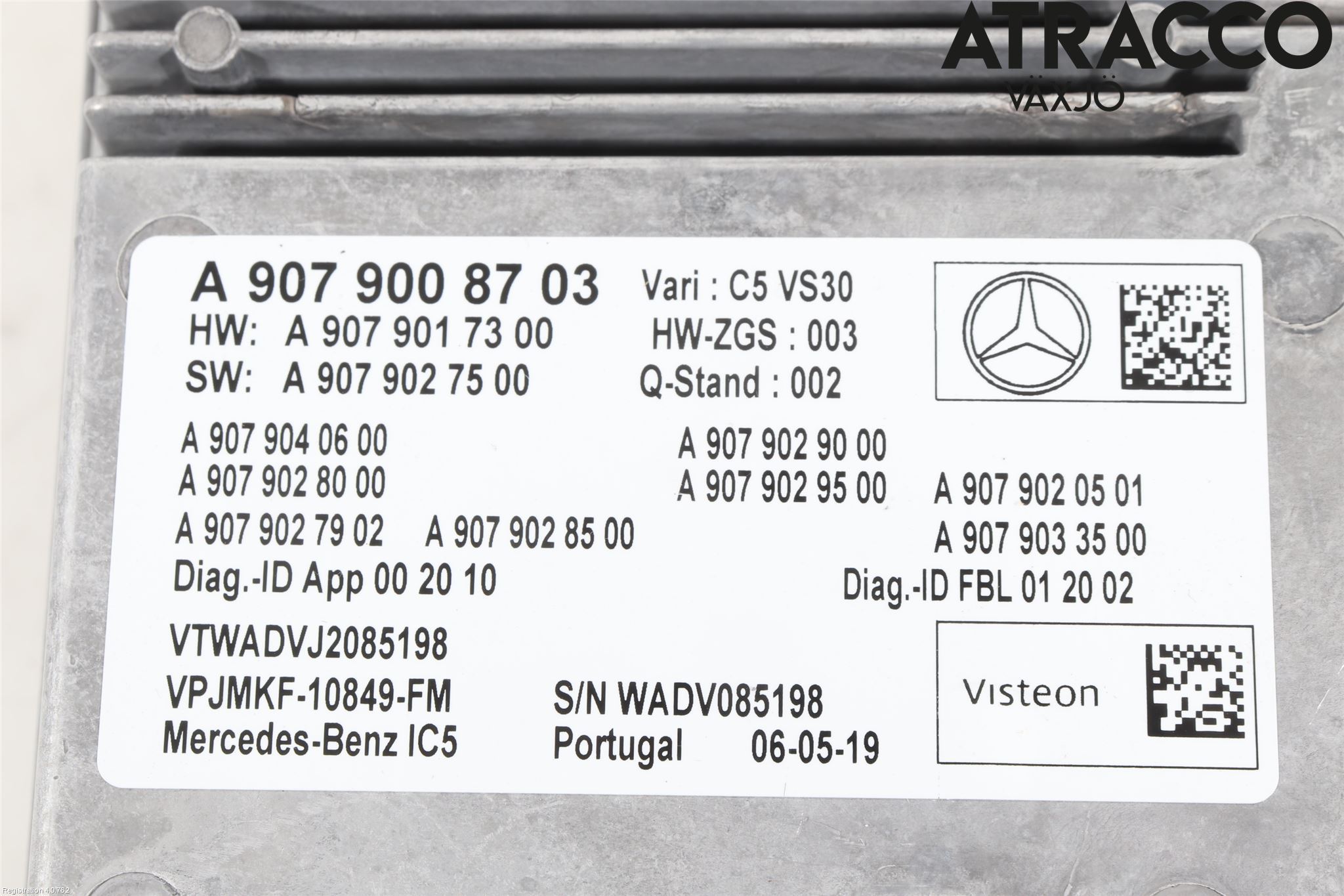 Mercedes-Benz MB SPRINTER (W907/W910) 19- Styrenhet Multimedia