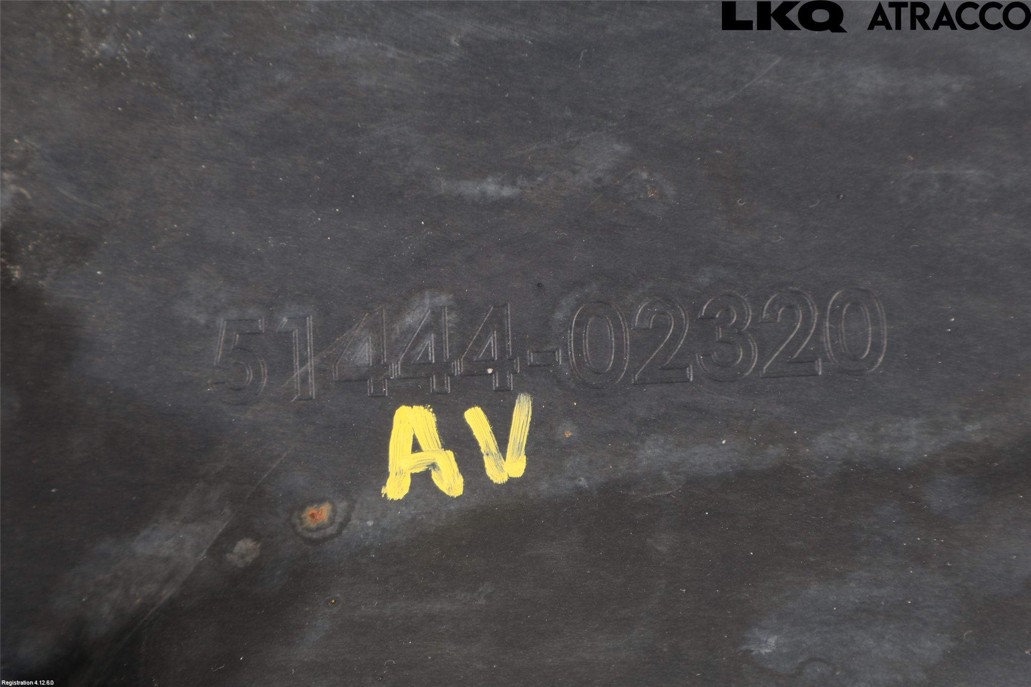 Toyota COROLLA 19- Hasplåt Plåt-Plast