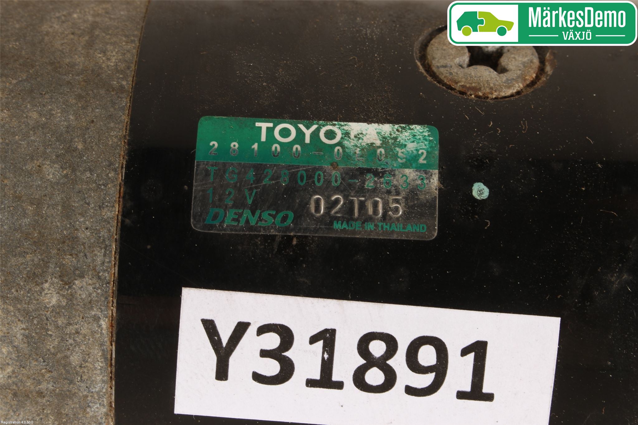 Toyota HILUX 16- Startmotor Diesel