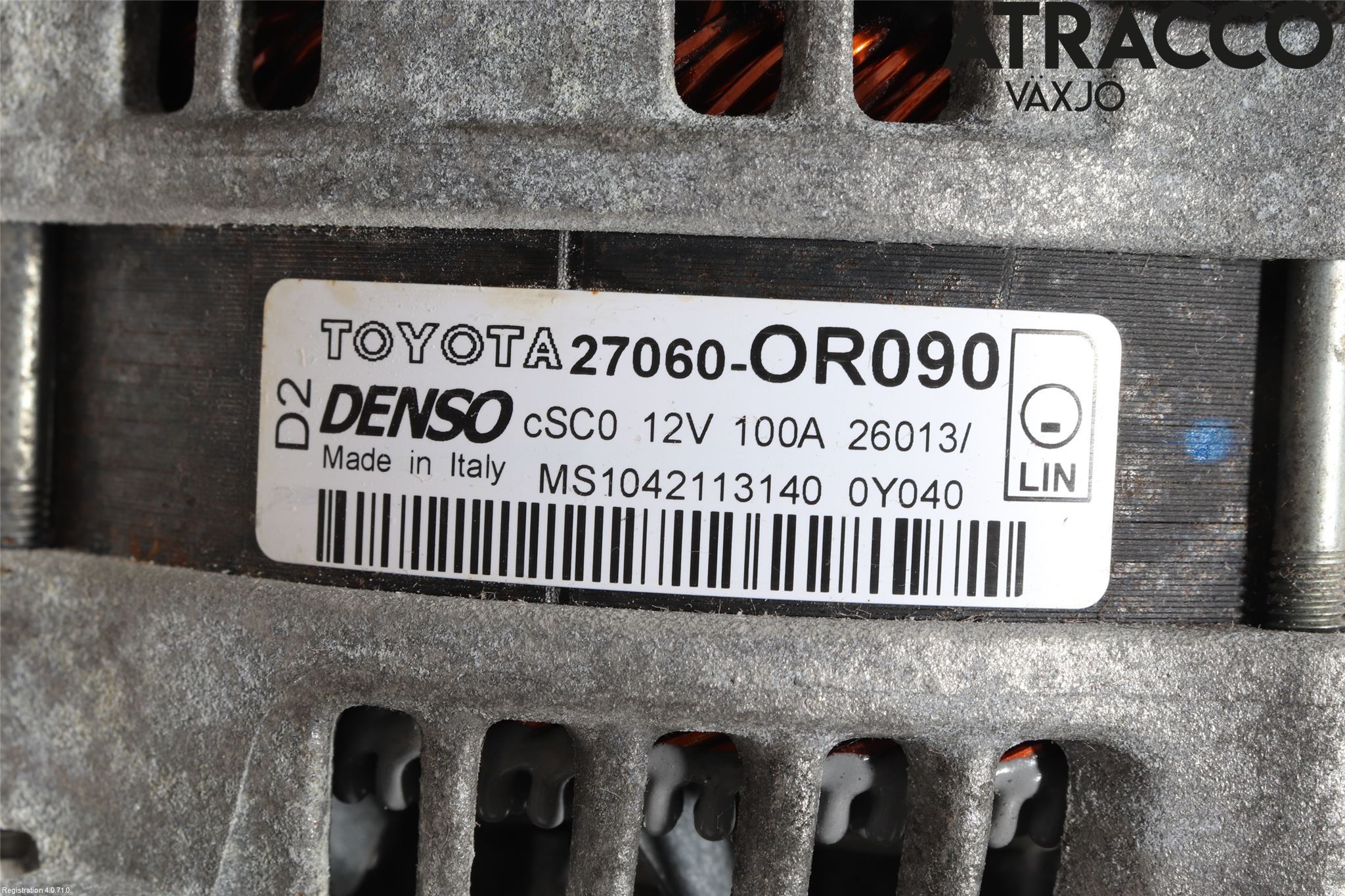 Toyota AURIS 13-19 Generator