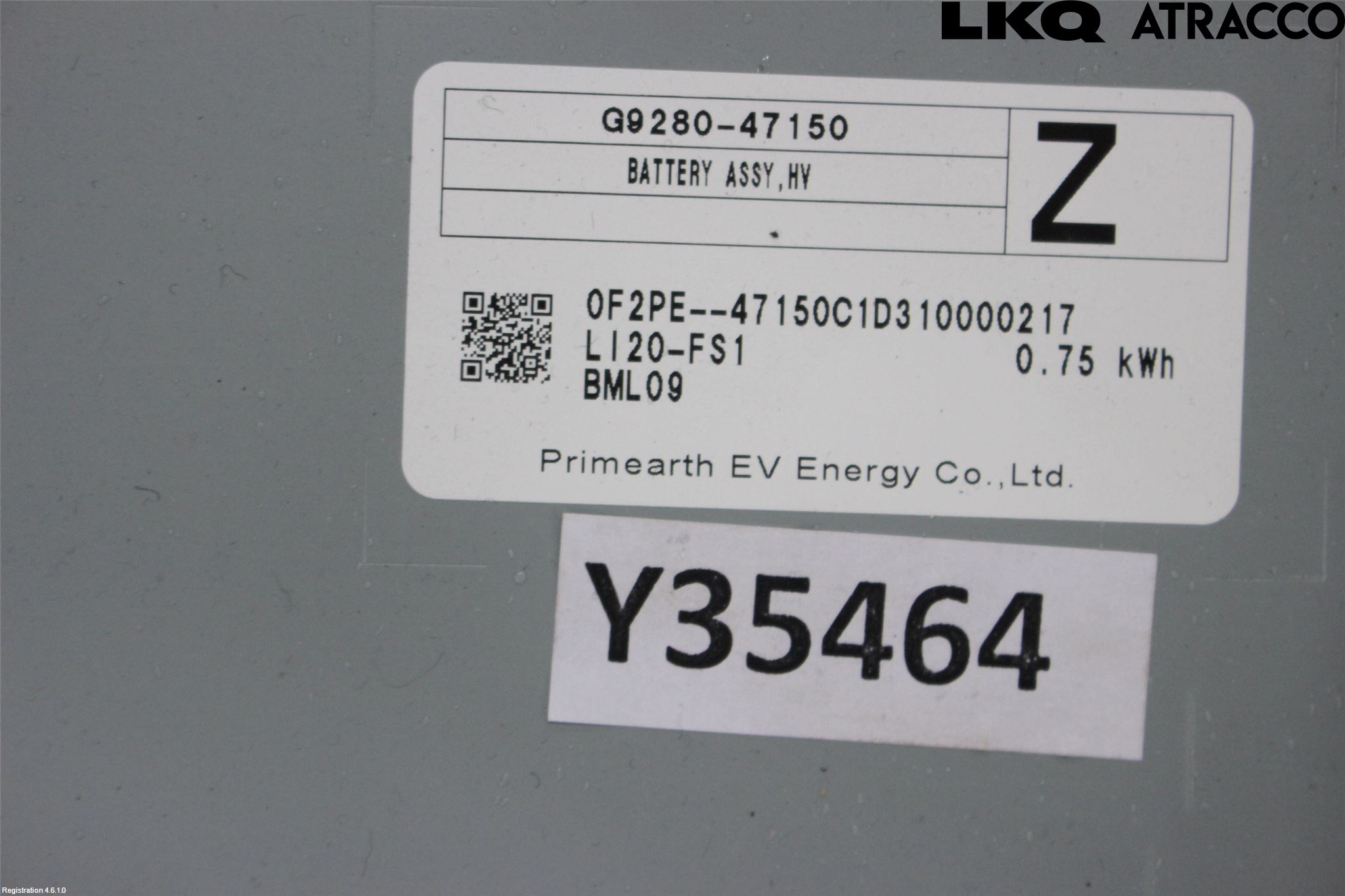 Toyota C-HR 16-23 Batteri Högspänning