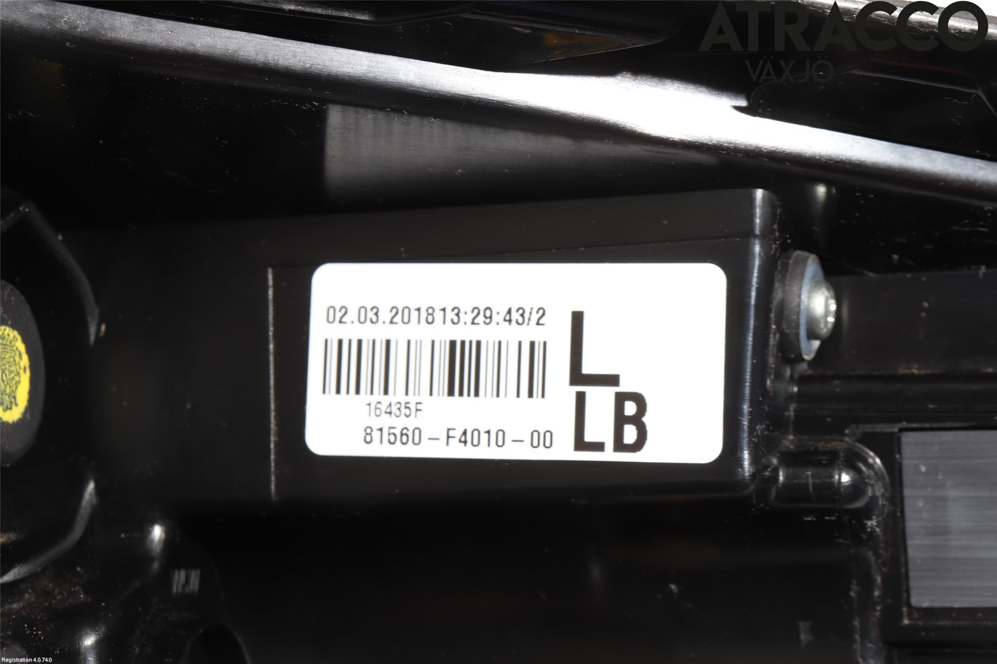 Toyota C-HR 16-23 Bakljus Vänster