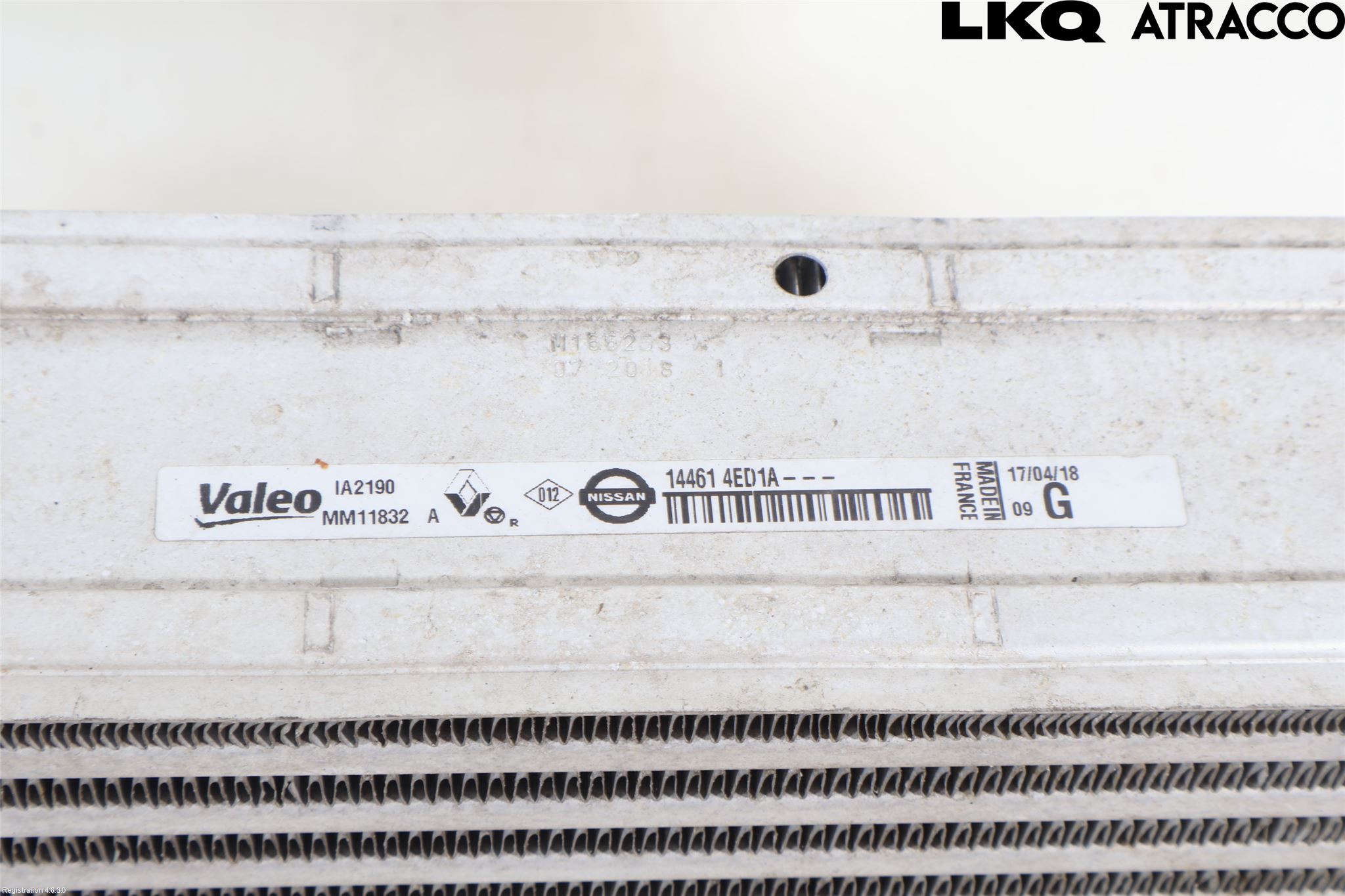 Renault KADJAR 15- Laddluft-Intercooler Kyl