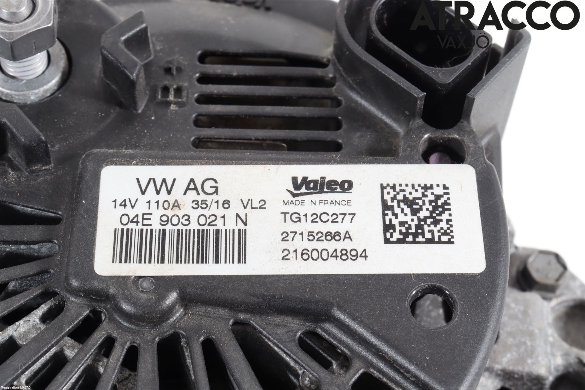 Volkswagen VW POLO 10-17 Generator