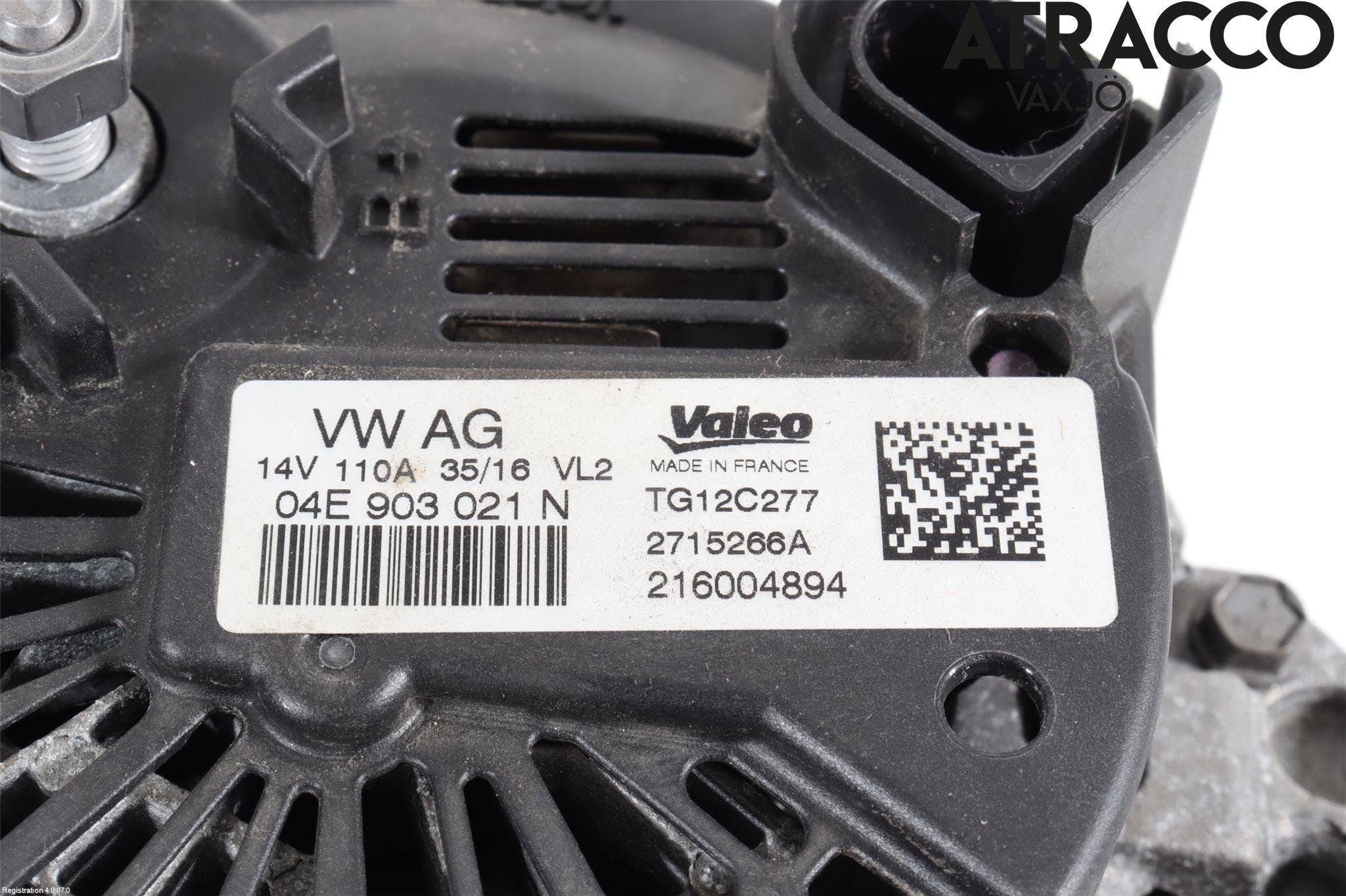 Volkswagen VW POLO 10-17 Generator