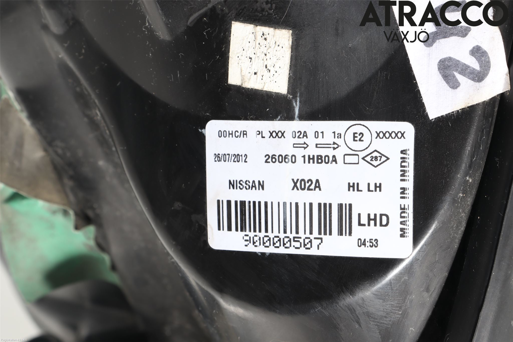 Nissan MICRA 11-16 Strålkastare Vänster