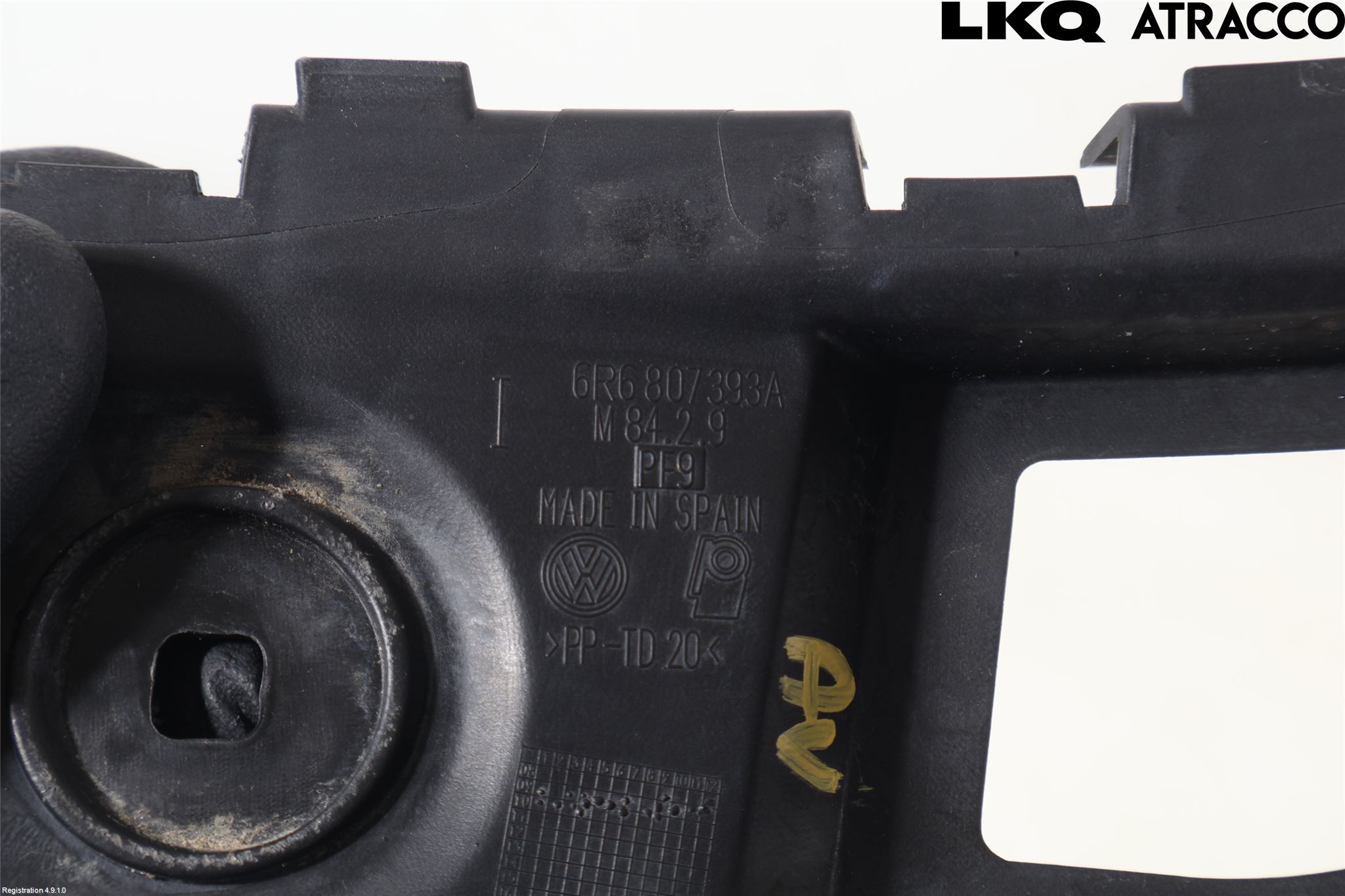 Volkswagen VW POLO 10-17 Stötfångarfäste Bak Vä