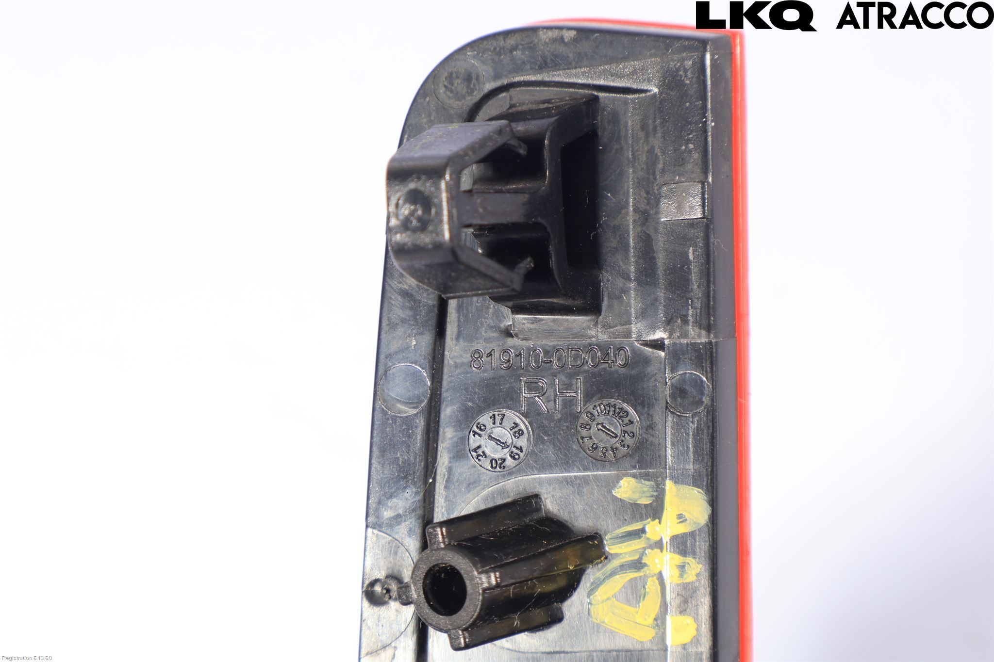 Toyota YARIS XP130 15-20 Dimljus/Reflex Bak