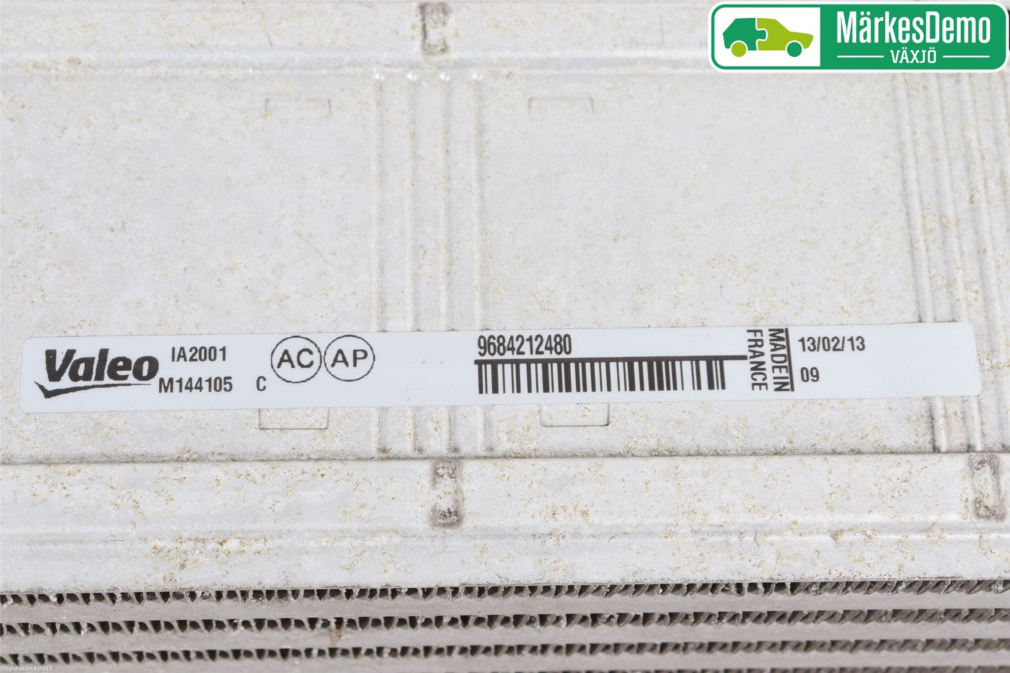 Citroen BERLINGO 08-18 Laddluft-Intercooler Kyl